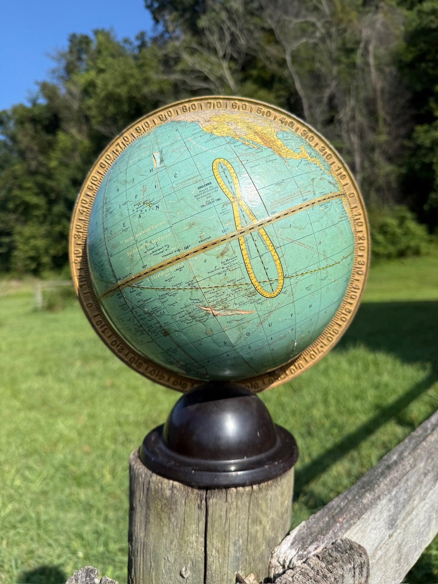 Vintage 1930s/40s Cram’s Universal 9 Inch Globe