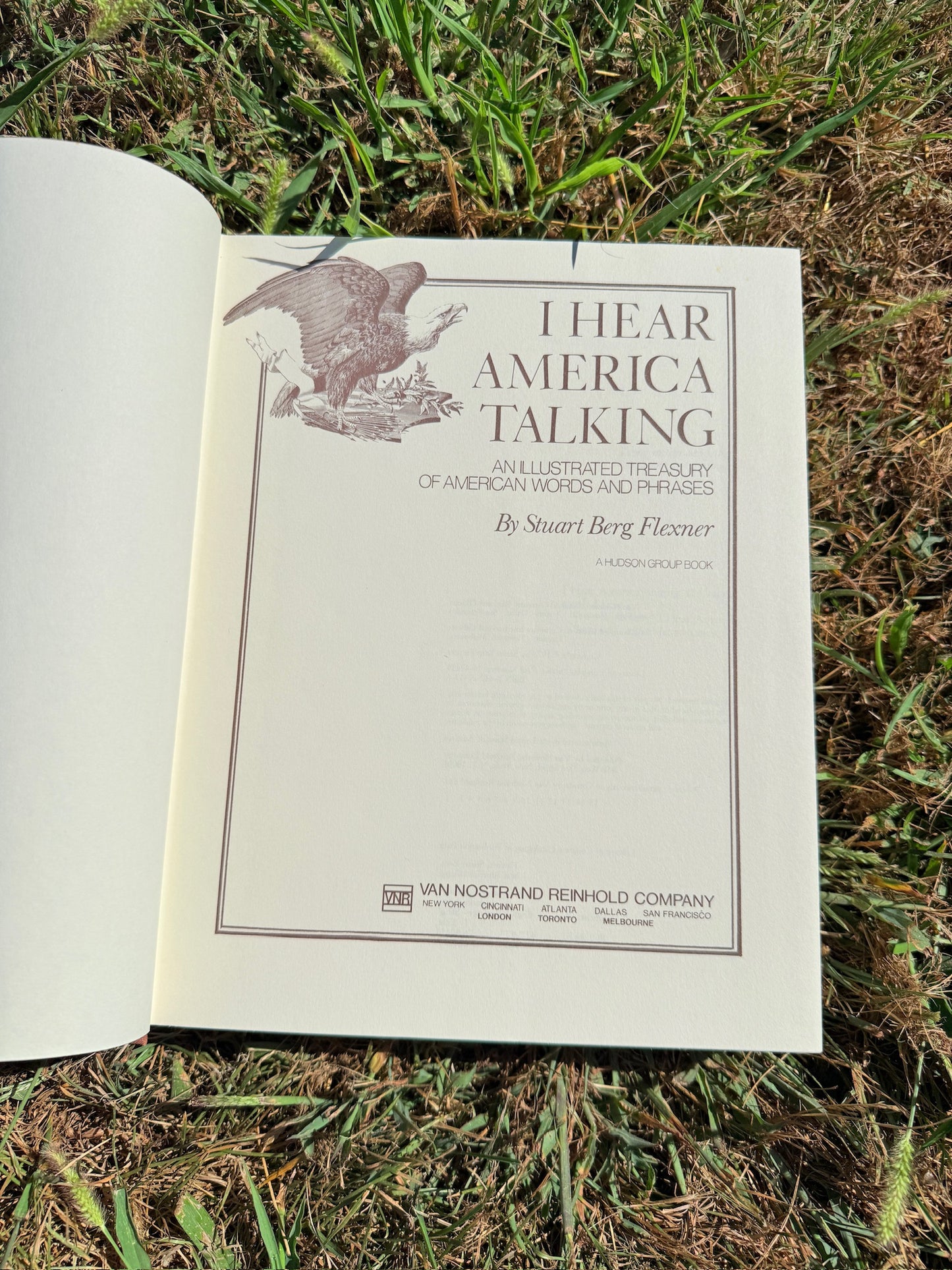 Vintage 1970s I Hear America Talking Hardcover Book