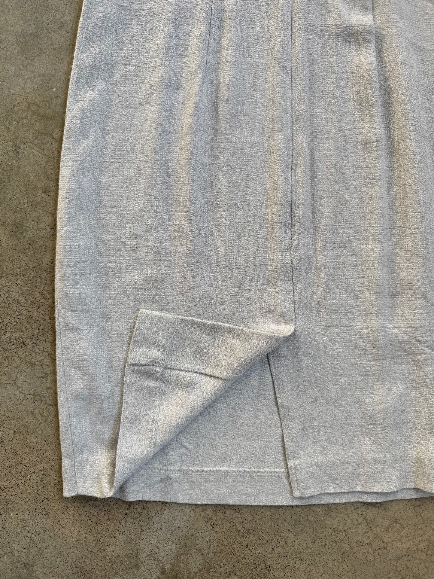 Vintage 1990s Taurus Grey Sleeveless Sheath Dress | XS/S