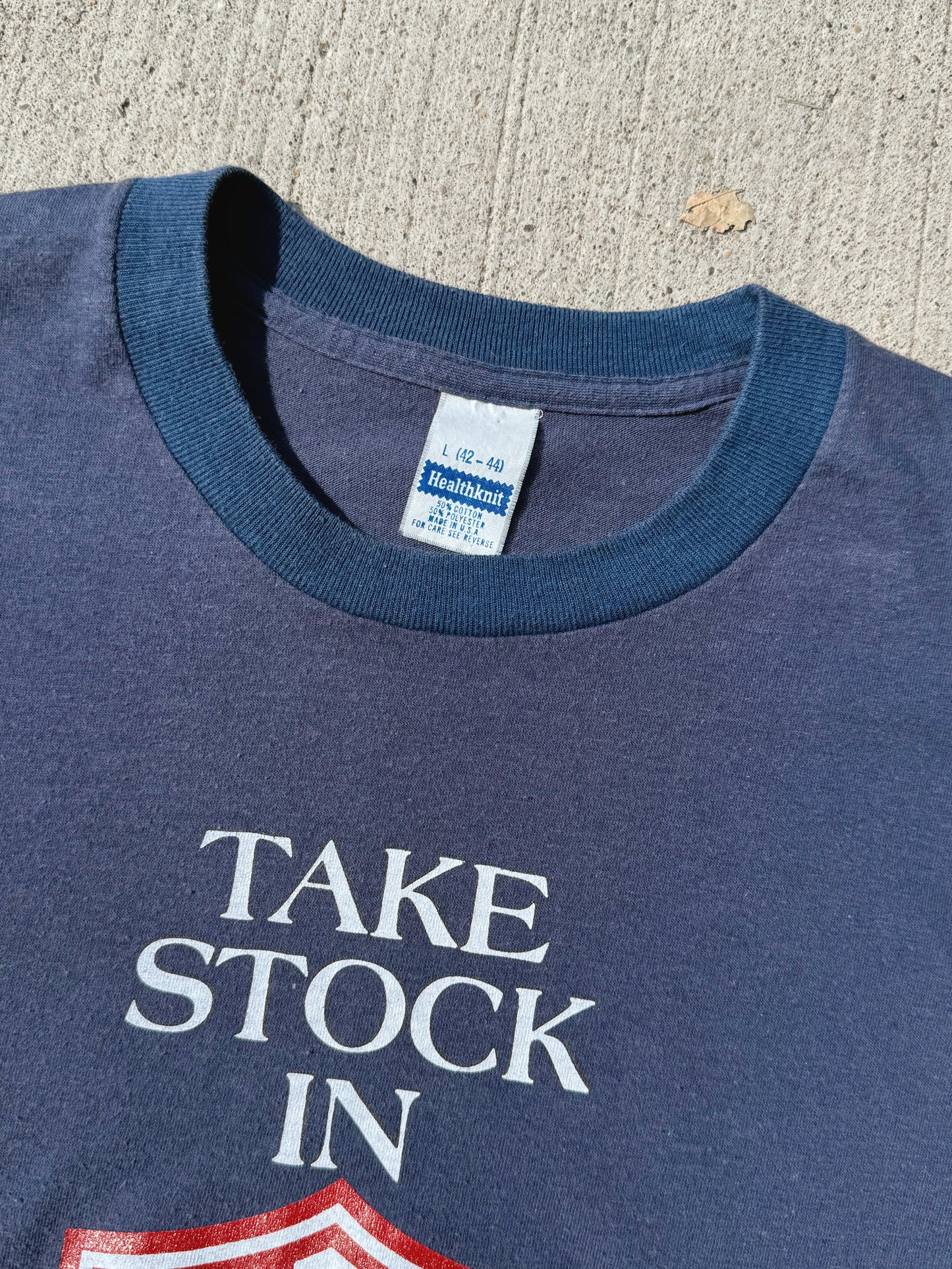 Vintage Harley Davidson “Take Stock In America” 1986 Public Offering Tee | Large