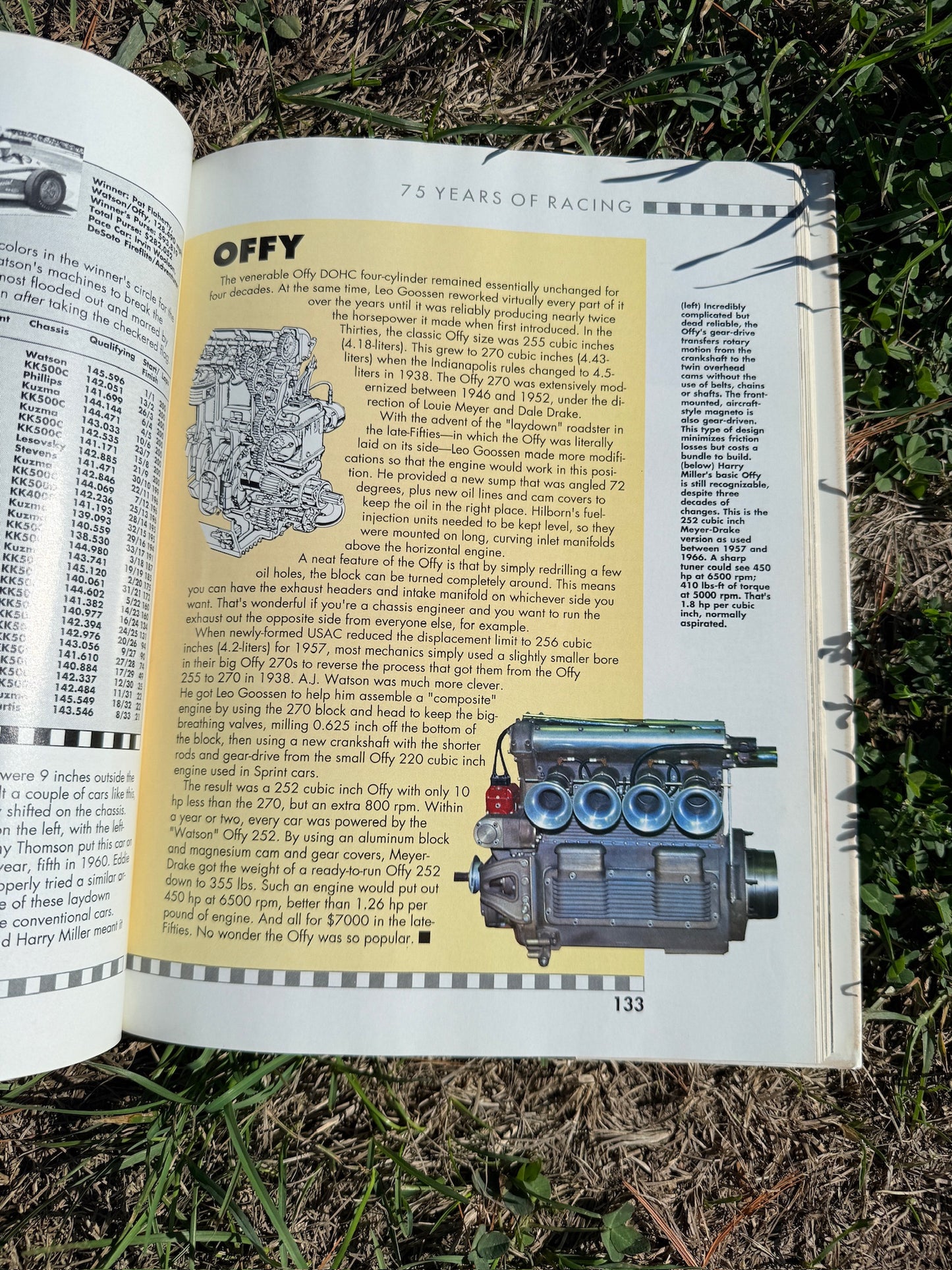 Indy Racing Hardcover Book