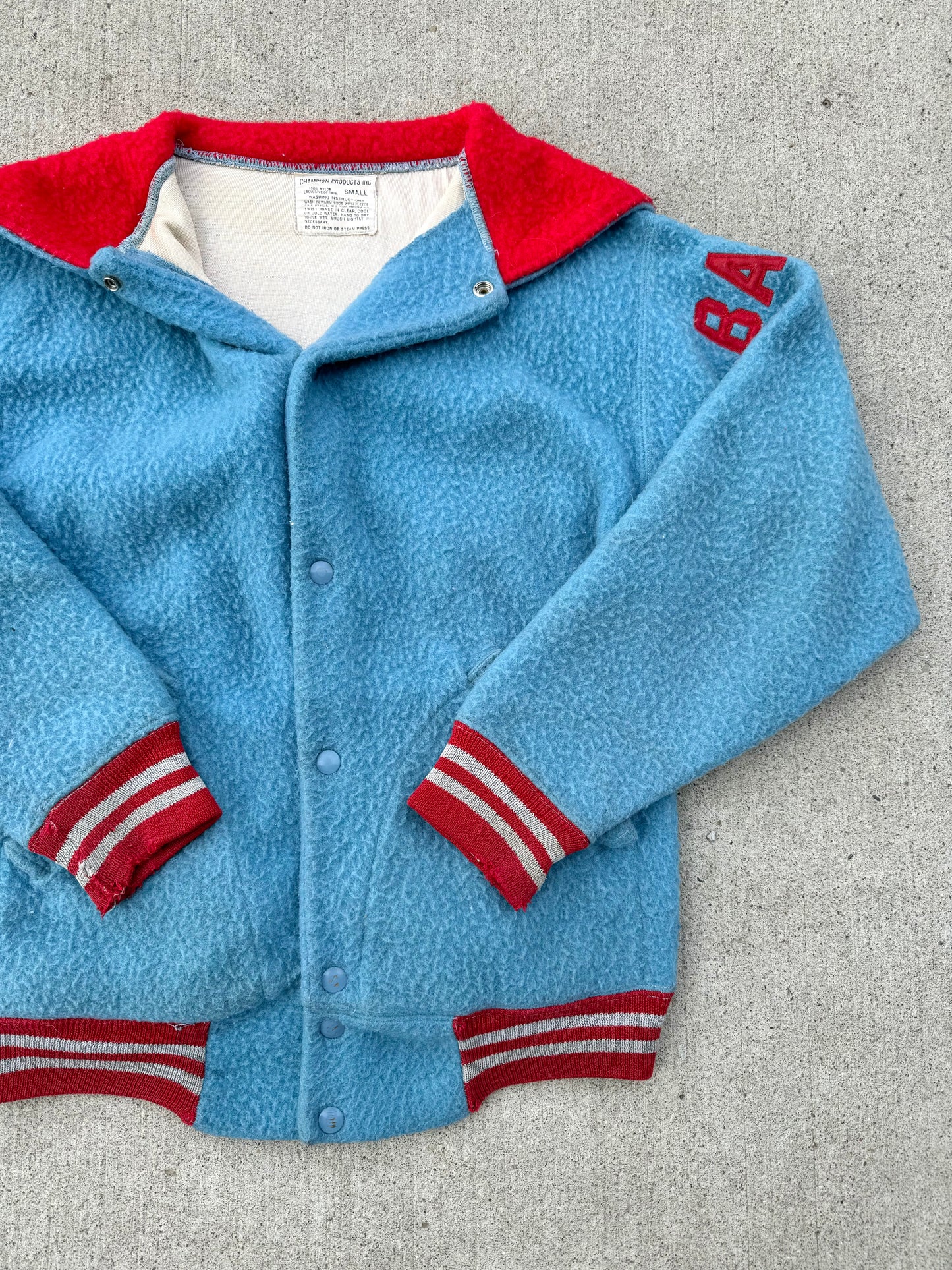 Vintage 1970s Champion St. Joseph Vikings Varsity Jacket | Small