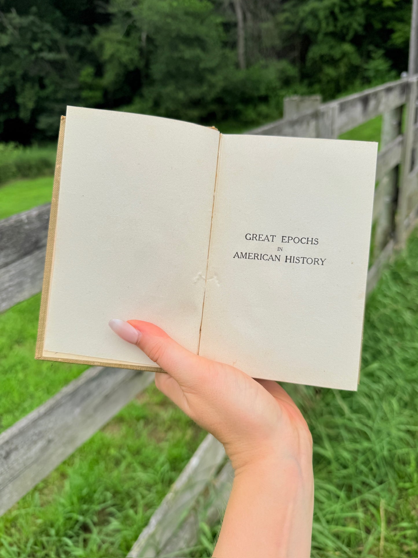 Antique 1912 Great Epochs in American History Book Set
