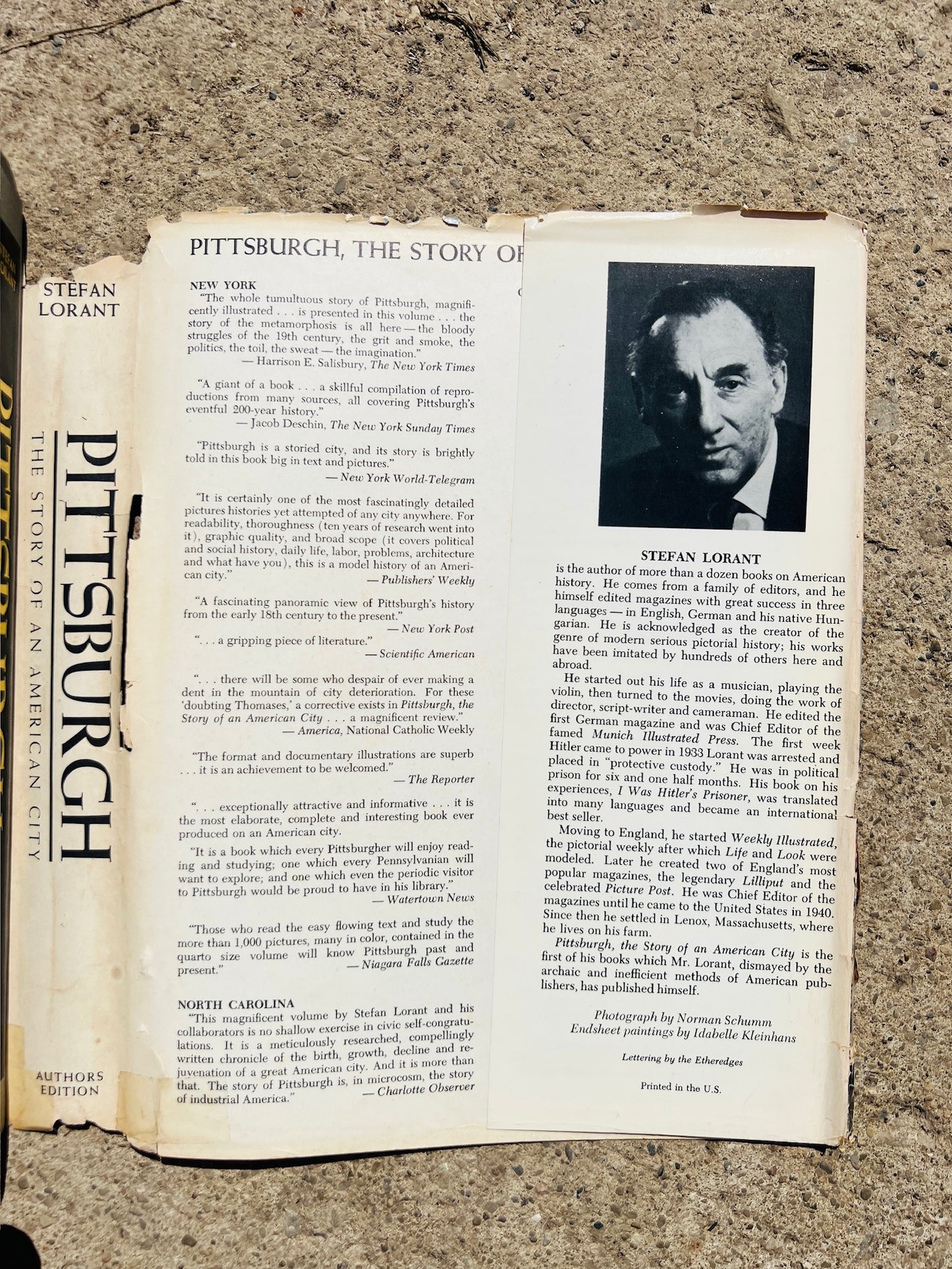 Vintage Pittsburgh: The Story of an American City Hardcover Book