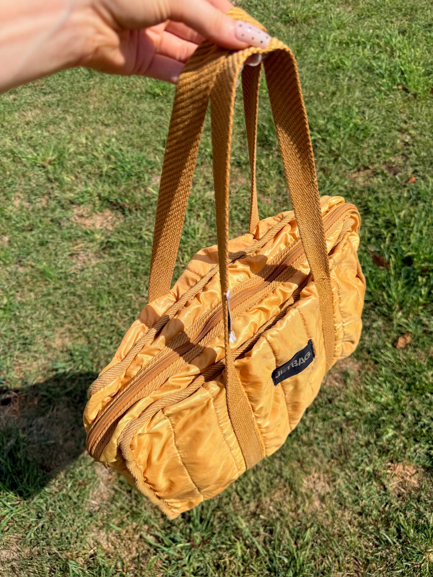 Vintage 1980s Jetbag By Astro-Sac Quilted Duffle Bag