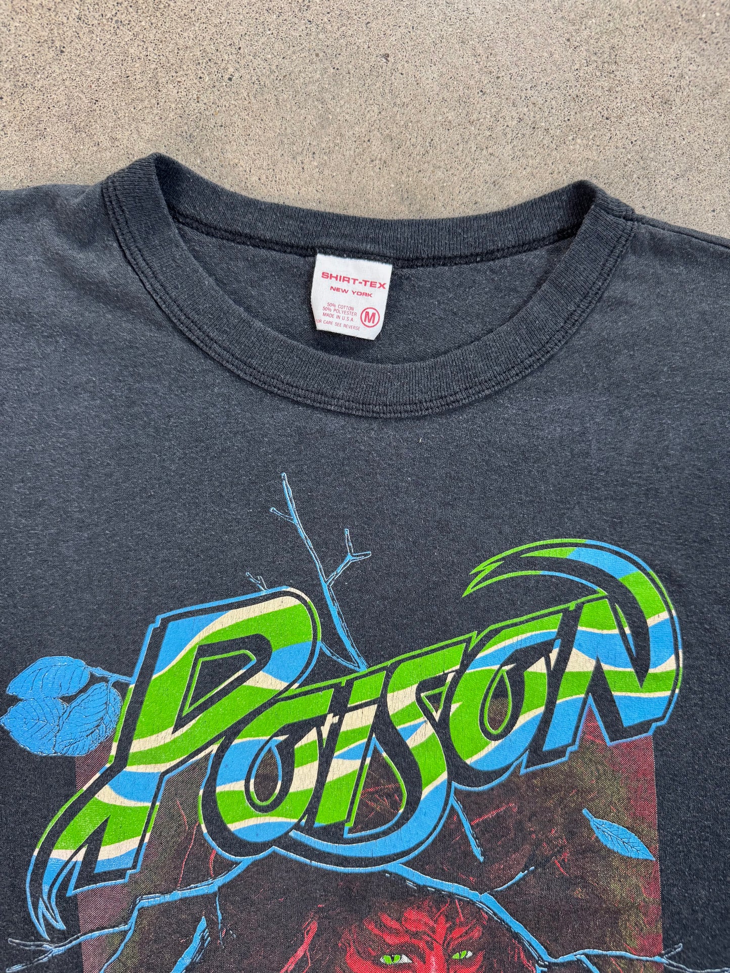 Vintage 1988 Poison "Open Up and Say…Ahh!" Tour Tee | Medium