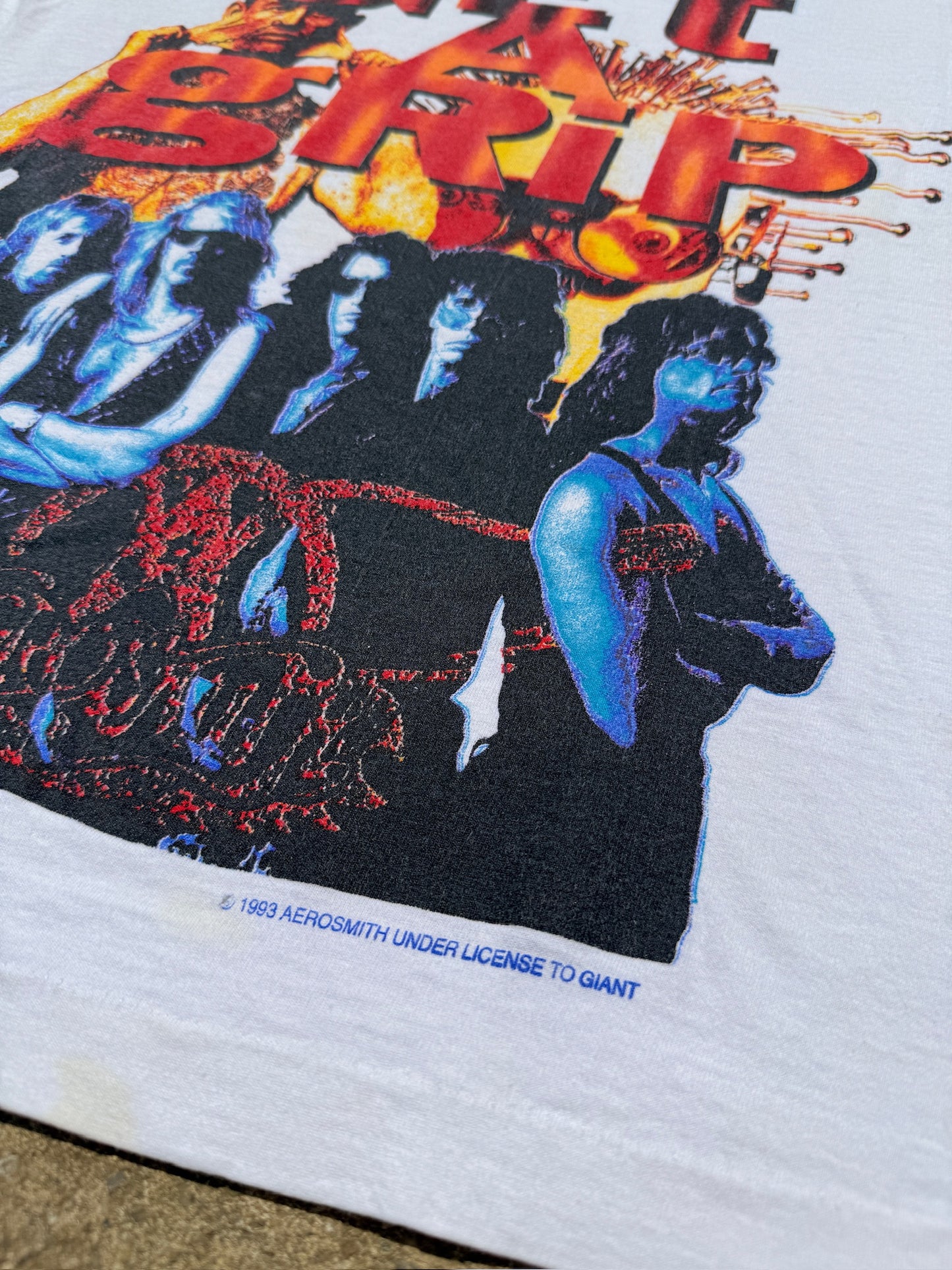 Vintage 1993 Aerosmith Get a Grip Album Graphic Tee | Medium