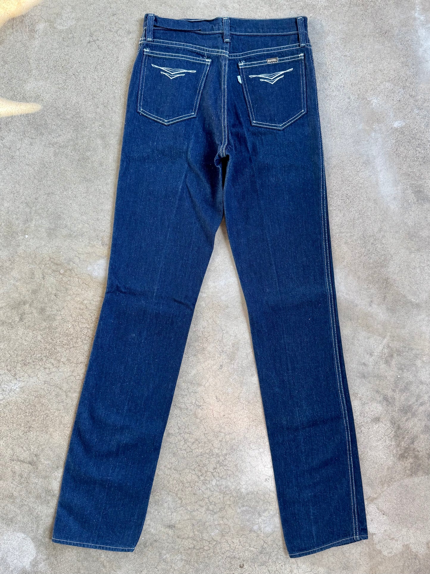 Vintage 1980s Levi’s Dark Wash Straight Leg Jeans | Waist 30”