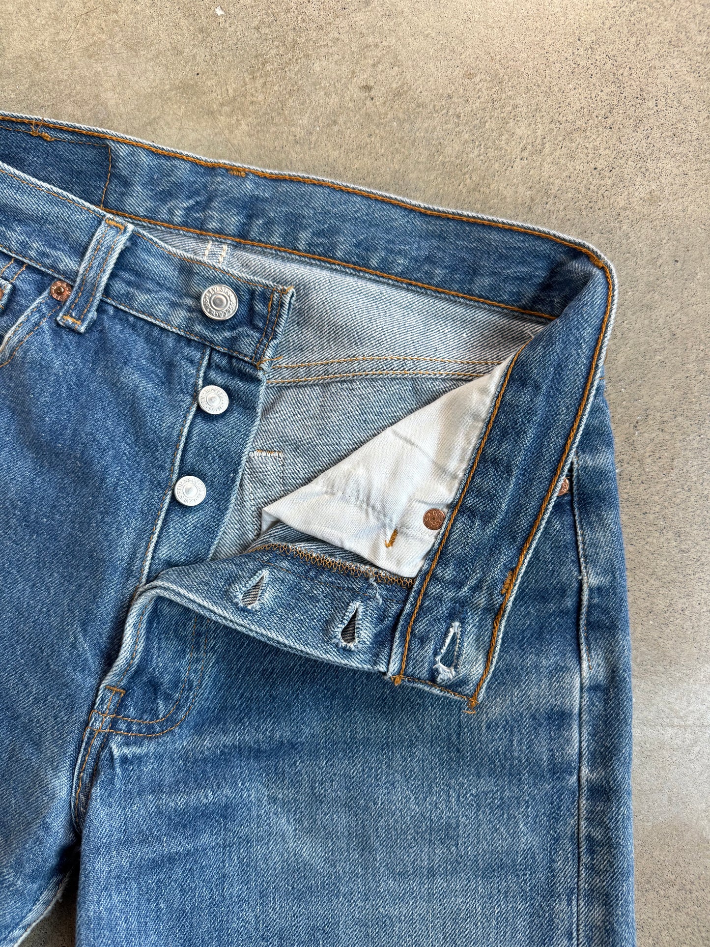 Vintage 1990s Levi’s 501 Cut-Off Denim Shorts | Waist 29”