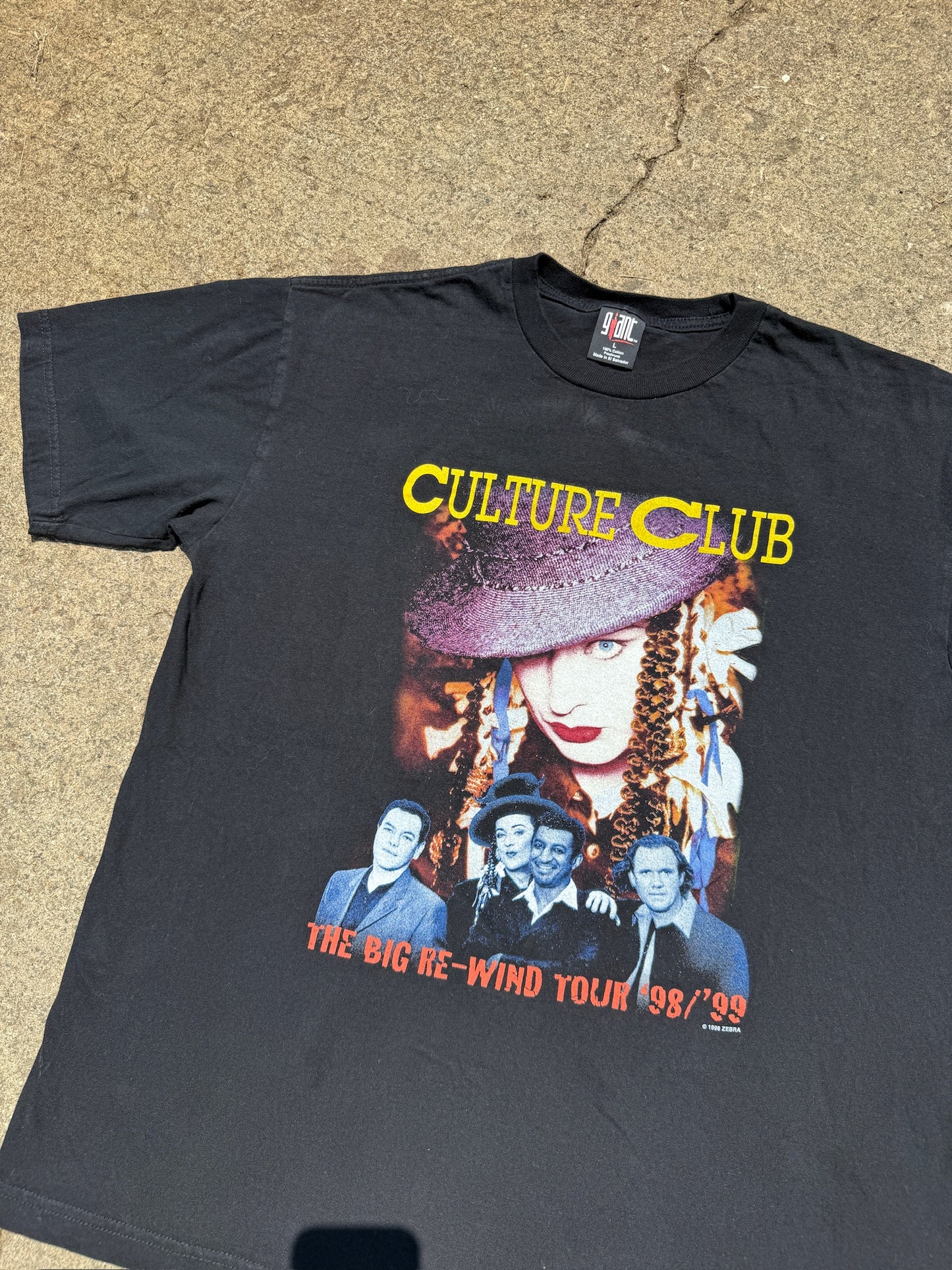 Vintage 1998 Culture Club The Big Rewind Tour Band Tee | Large