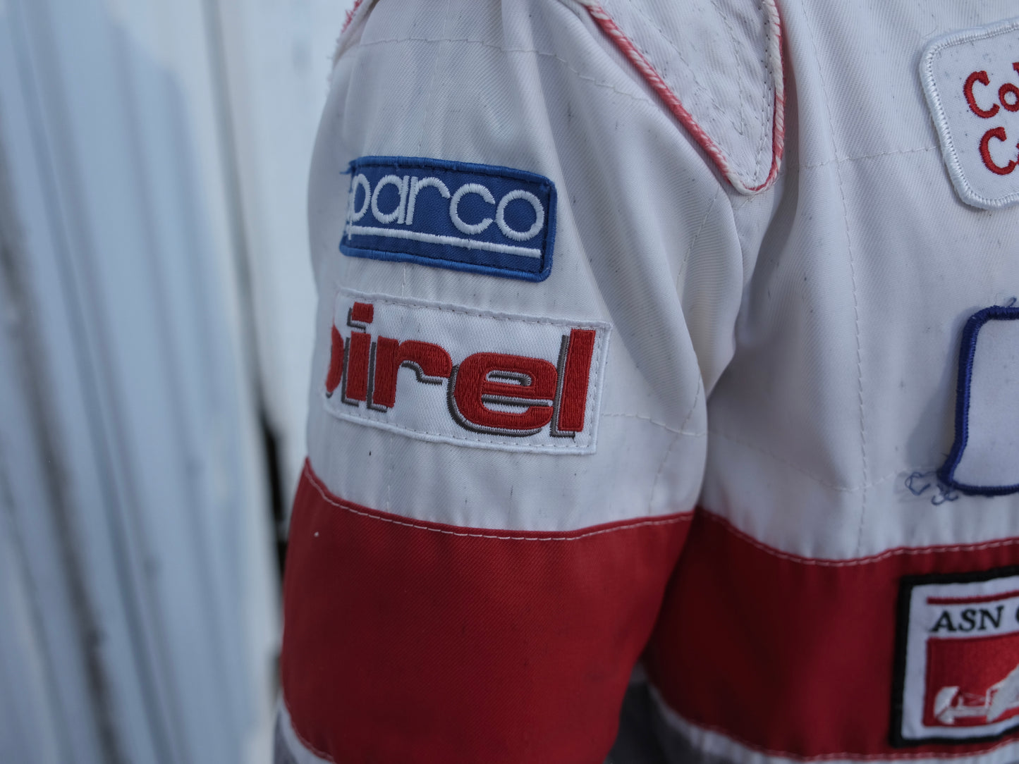 Vintage Sparco Racing Two-Tone Patched Jumpsuit | Large