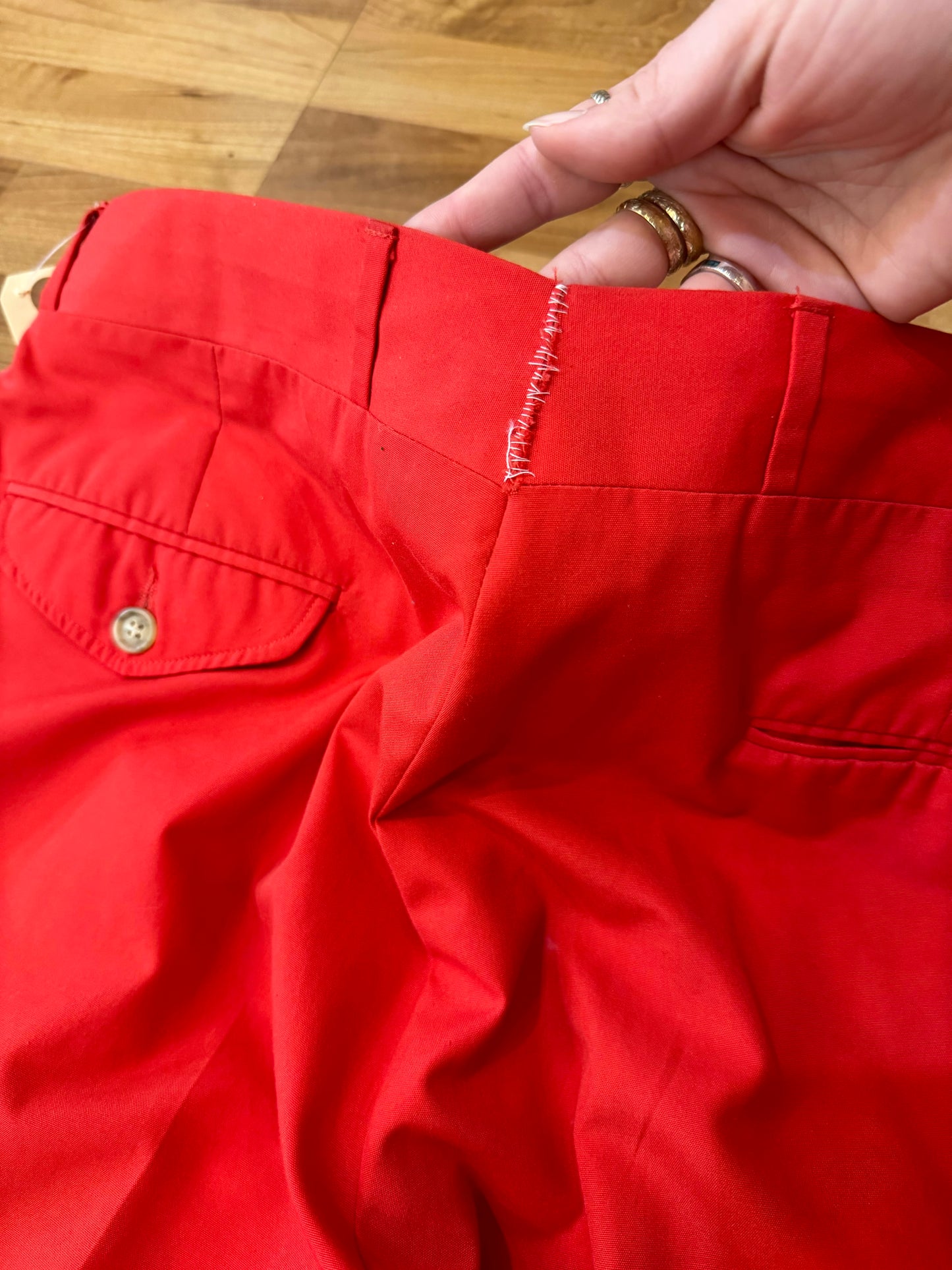 Vintage Hand Painted Flame Pants | Waist 36”