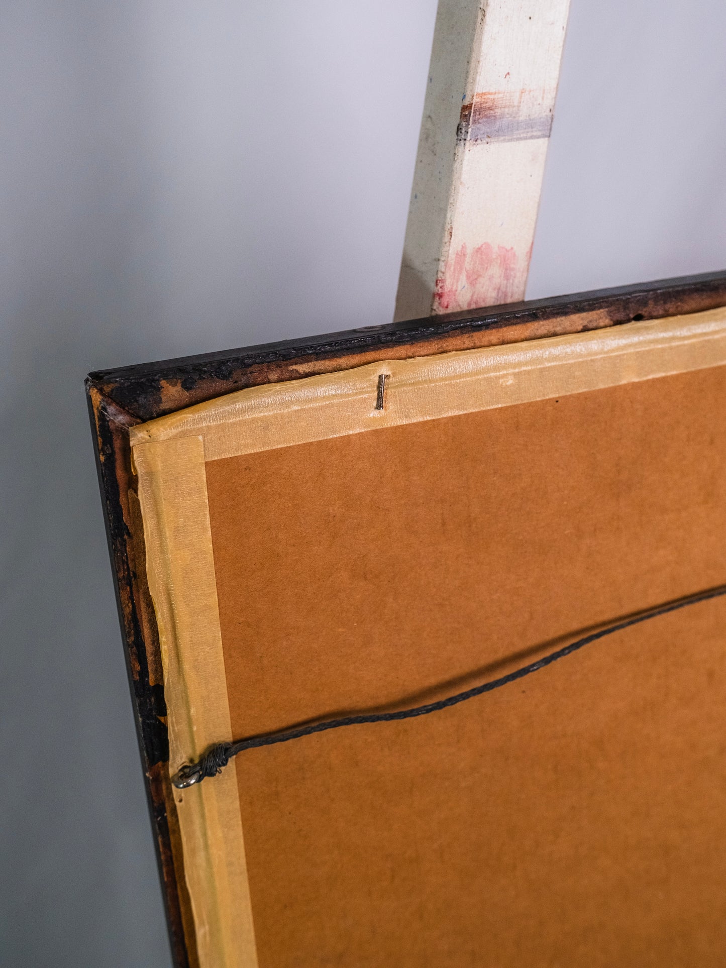 Vintage 1930s Framed & Signed Elof Wedin "Dark Room" Watercolor Art