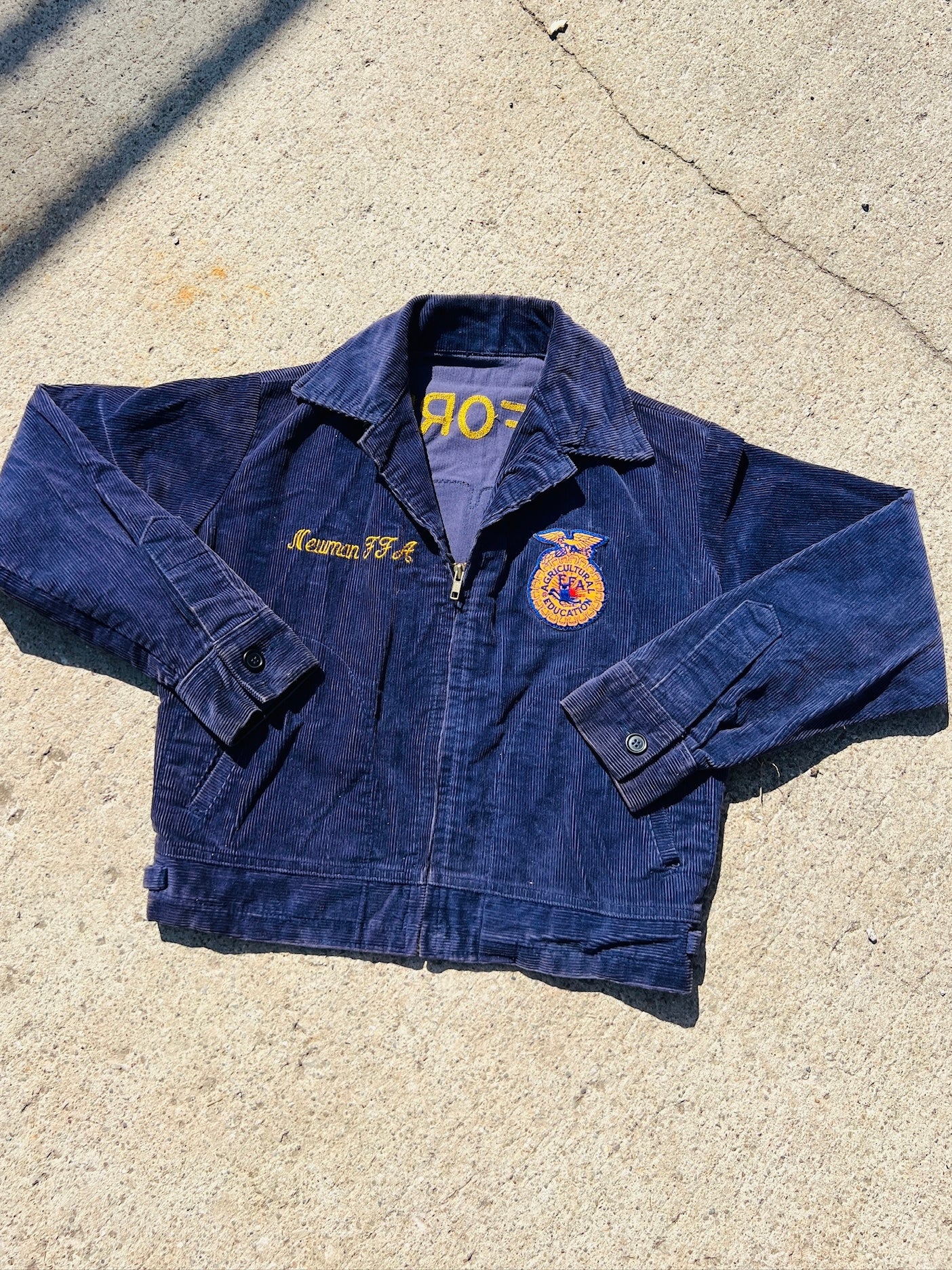 Vintage 1980s FFA Newman California Corduroy Jacket | Medium