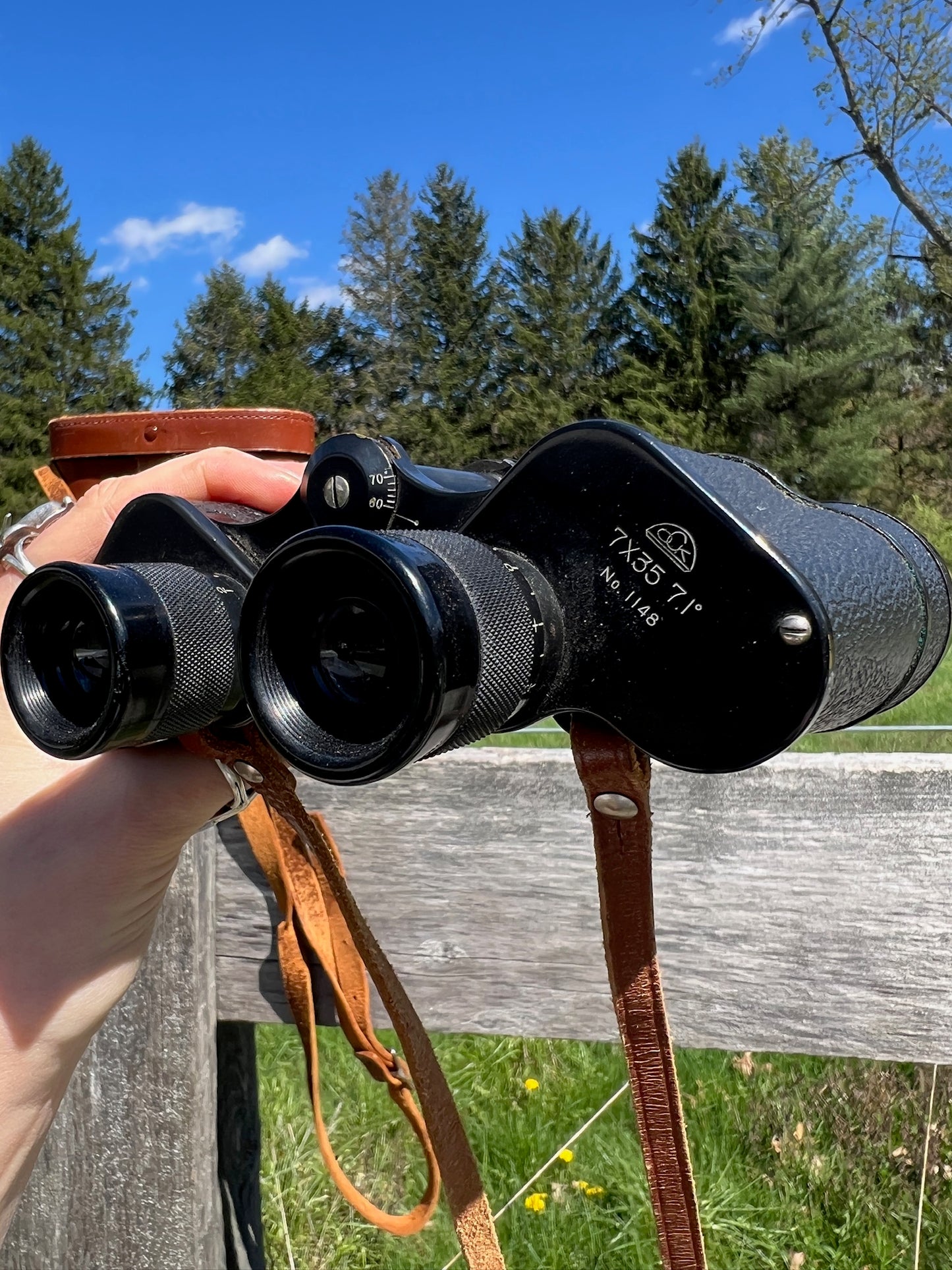 Vintage Asterette Binoculars + WWII Case