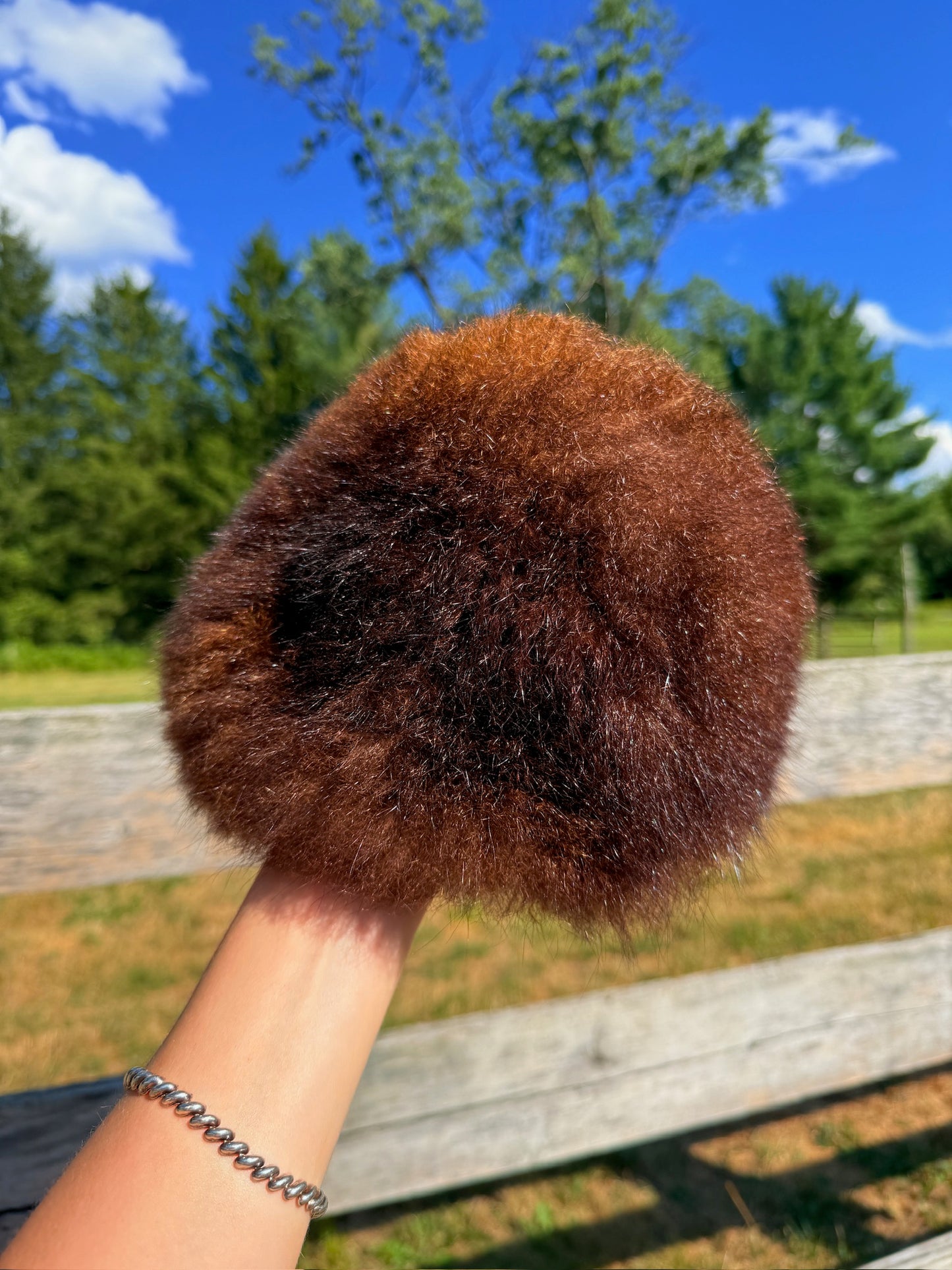 Vintage 1950s Vincent & Bill New York Montaldos Fur Hat