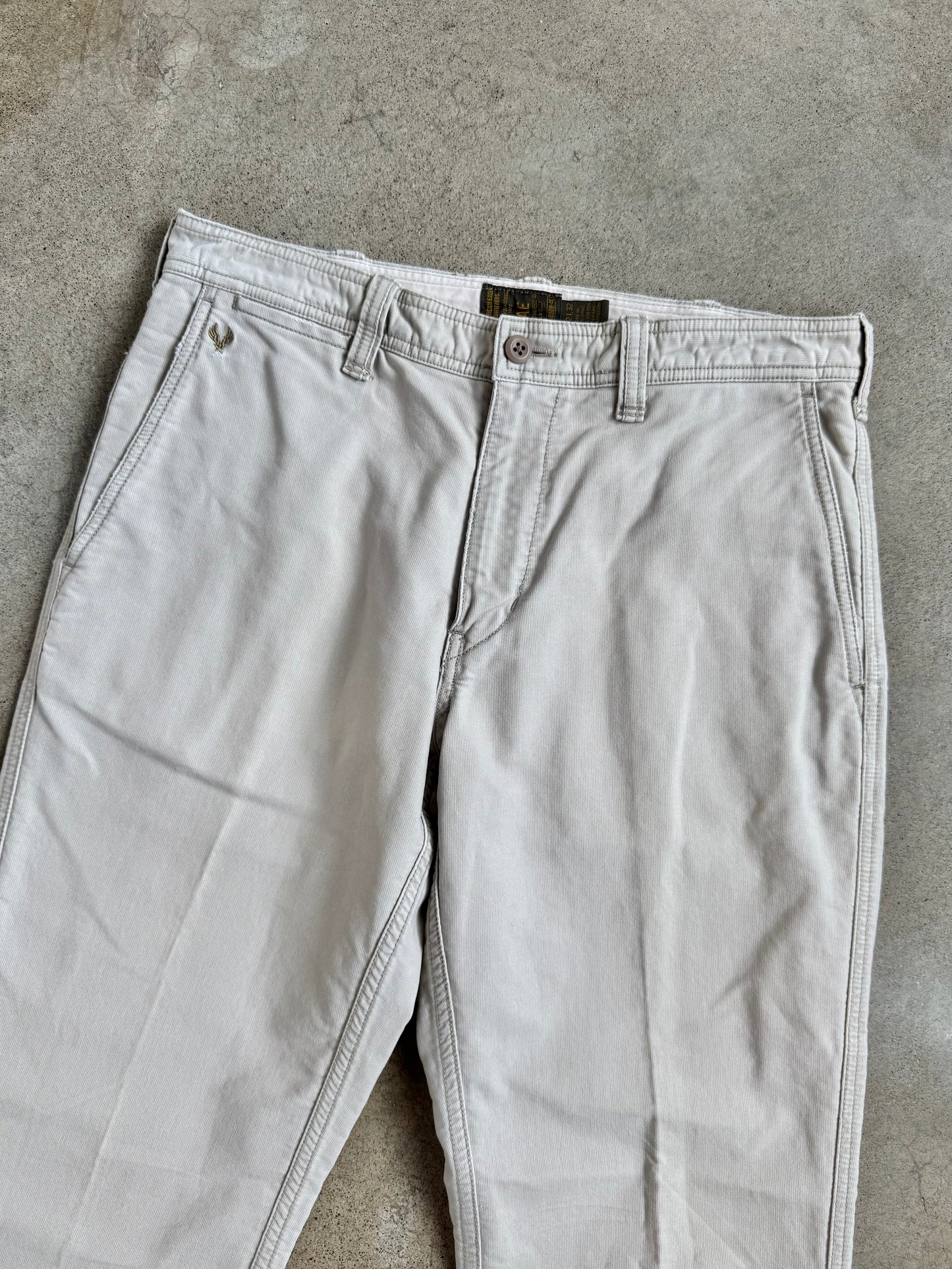 Vintage 1990s American Eagle Bootcut Cotton Khaki Pants | Waist 32”