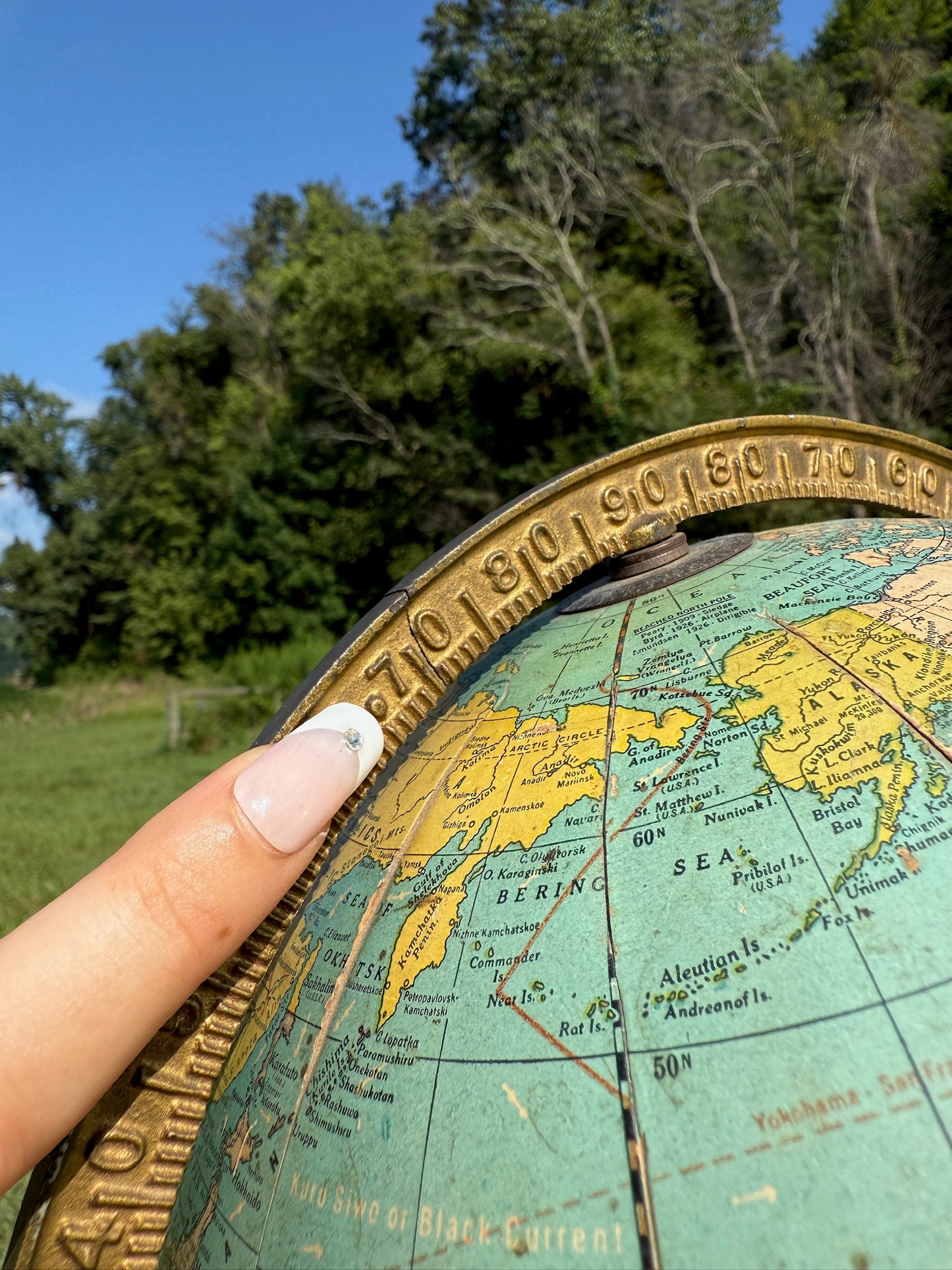 Vintage 1930s/40s Cram’s Universal 9 Inch Globe