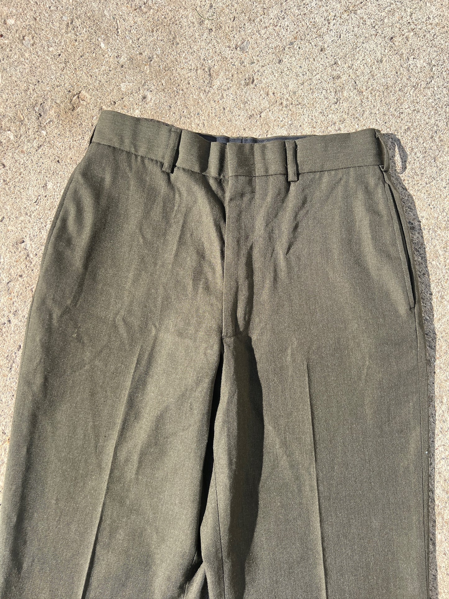 Military Wool Trousers | Waist 32”