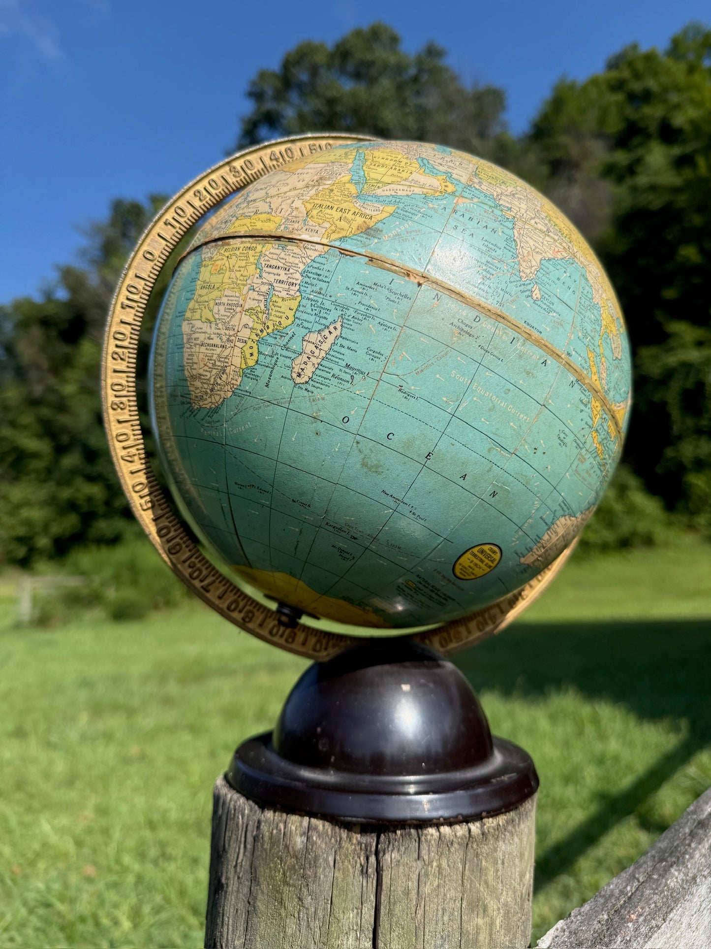 Vintage 1930s/40s Cram’s Universal 9 Inch Globe