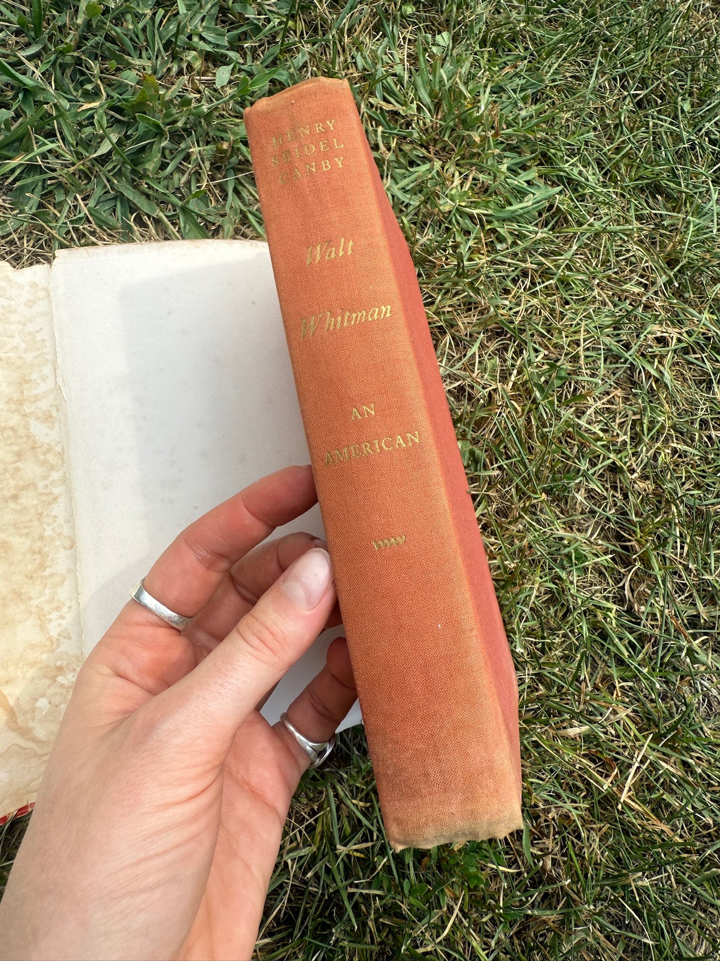 Vintage 1943 Walt Whitman: An American Hardcover Book