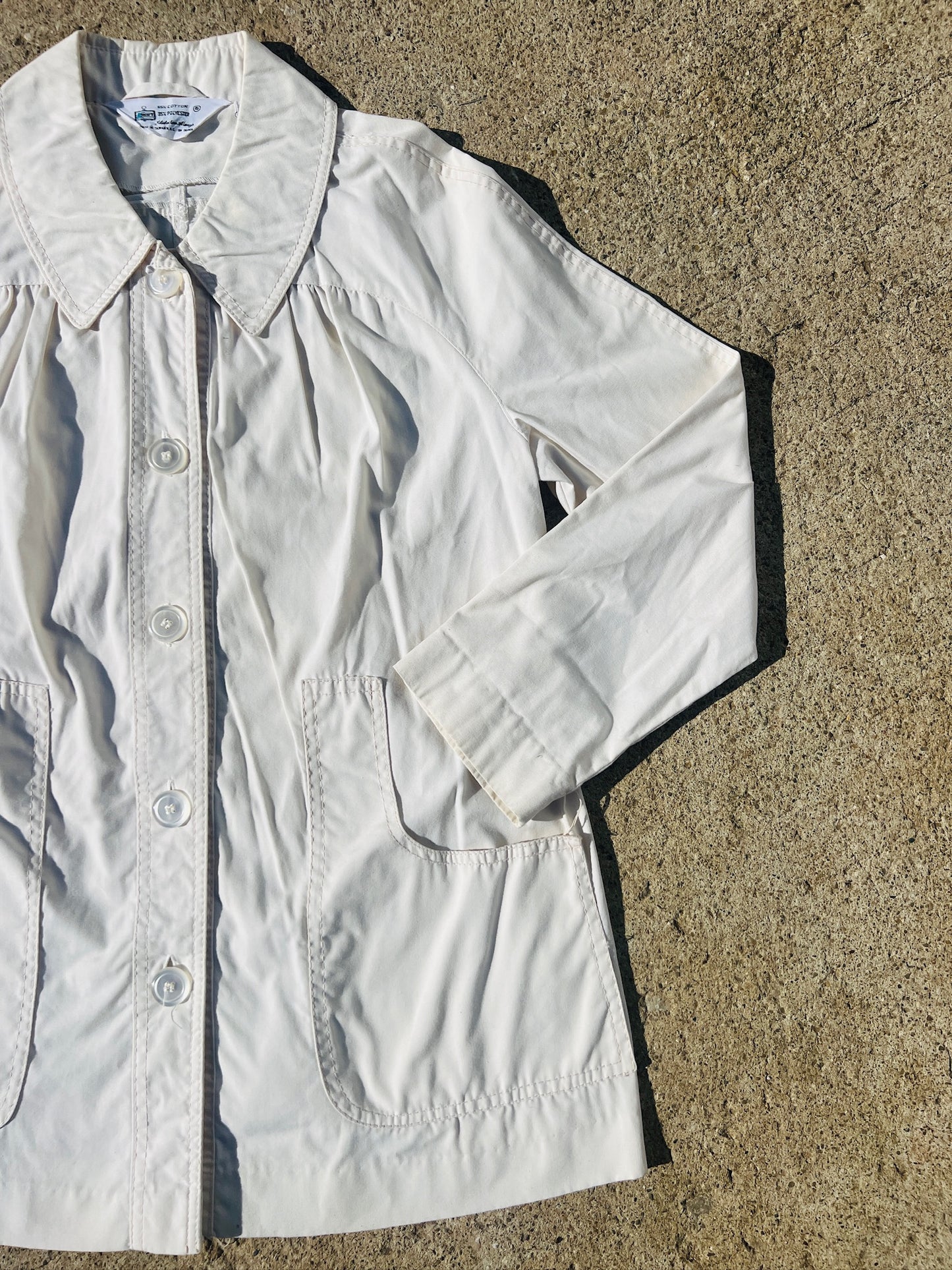 Vintage Kmart Cotton Lightweight Overcoat | M/L