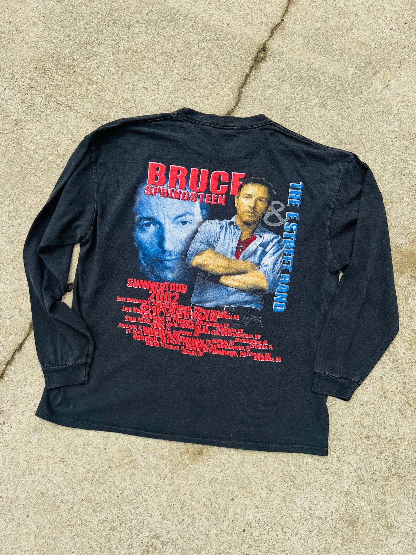 2002 Bruce Springsteen Summer Tour Long Sleeve Tee | XL