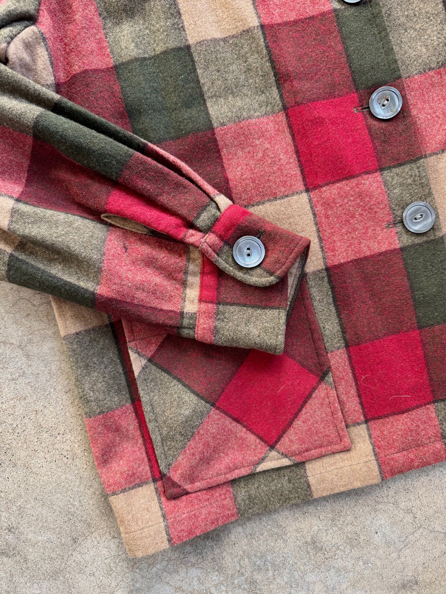 Pendleton Red & Green Plaid 49’er Limited Edition Jacket | XL