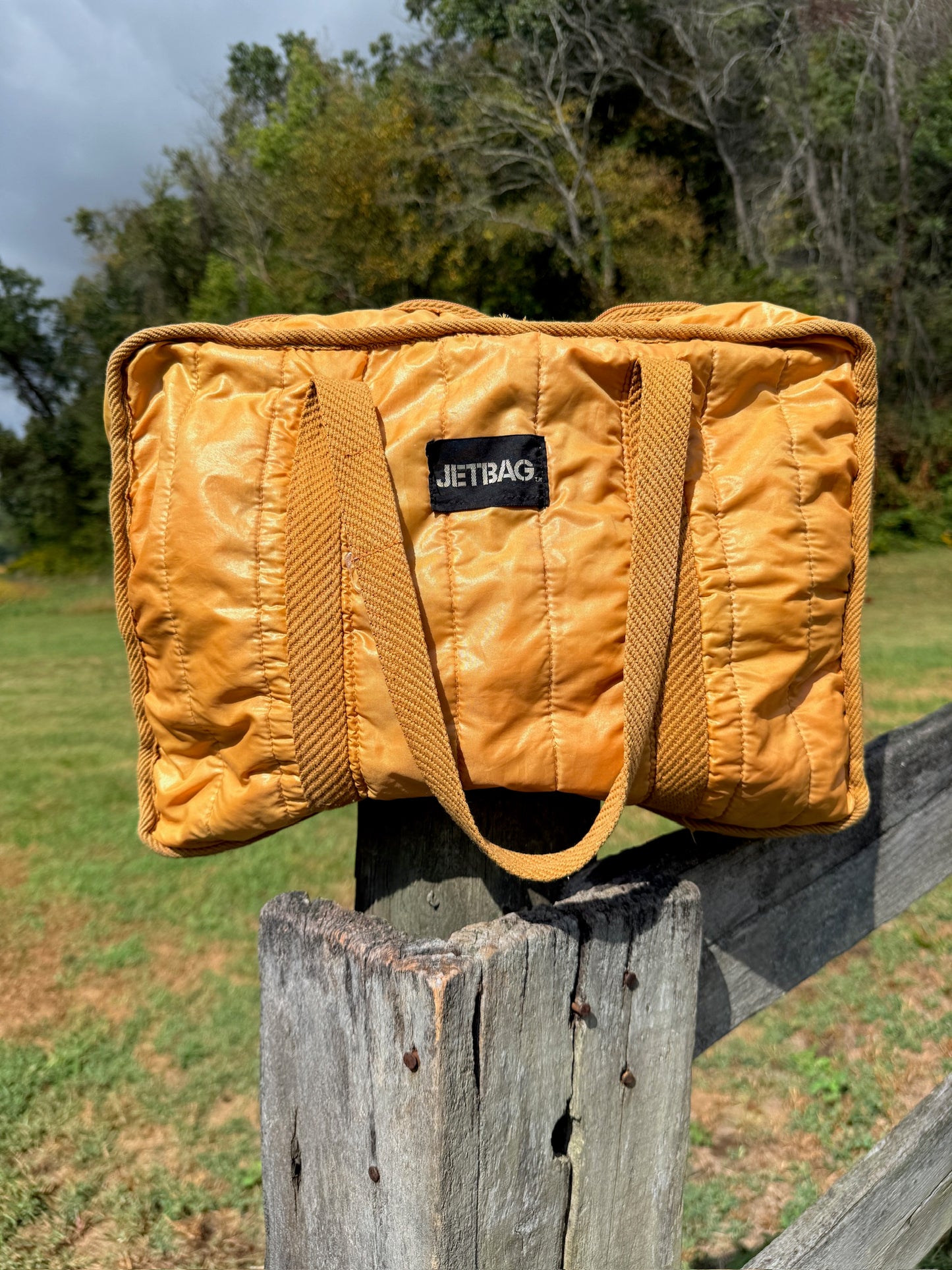 Vintage 1980s Jetbag By Astro-Sac Quilted Duffle Bag
