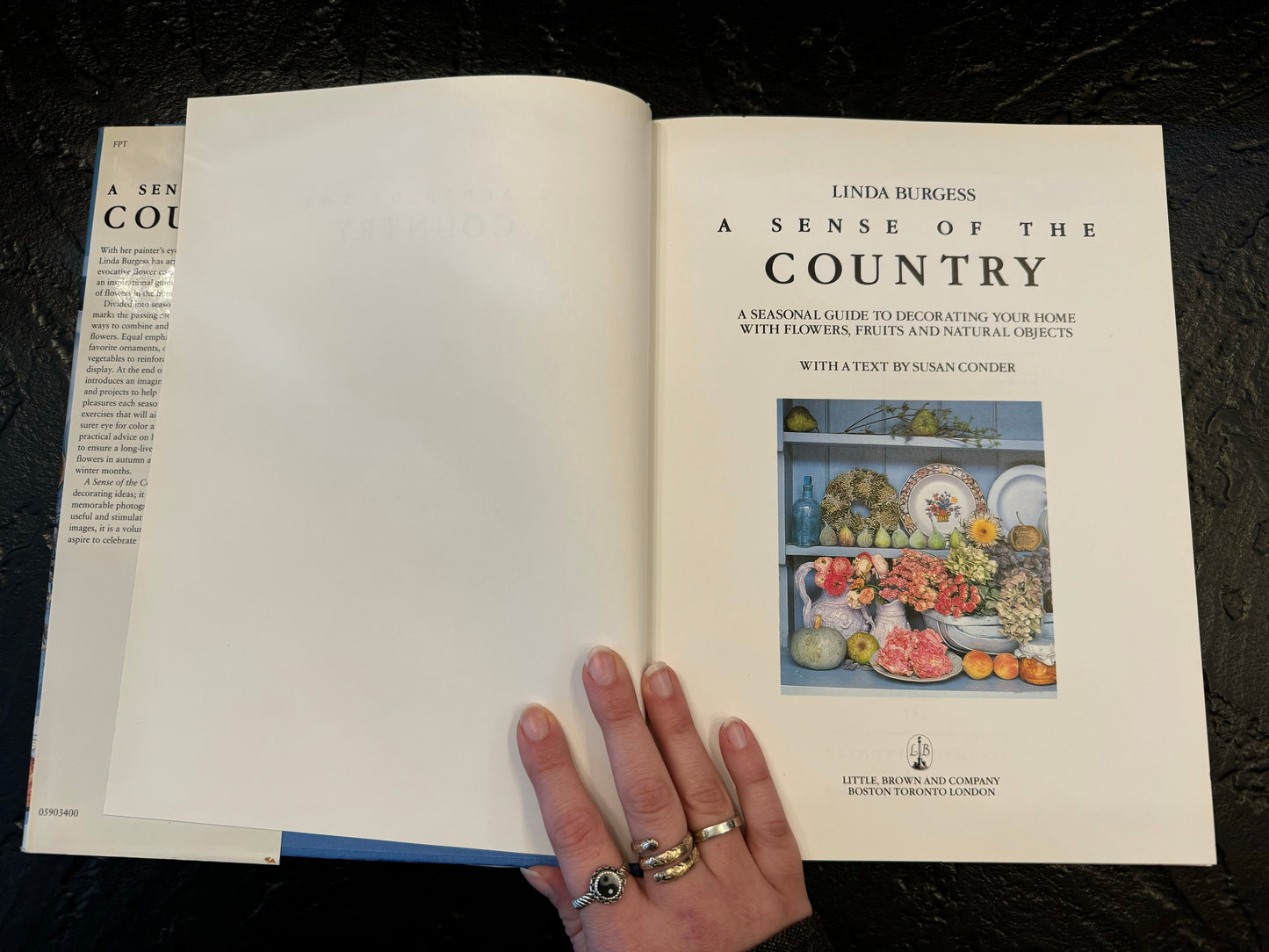 Vintage 1990s A Sense of the Country Hardcover Book