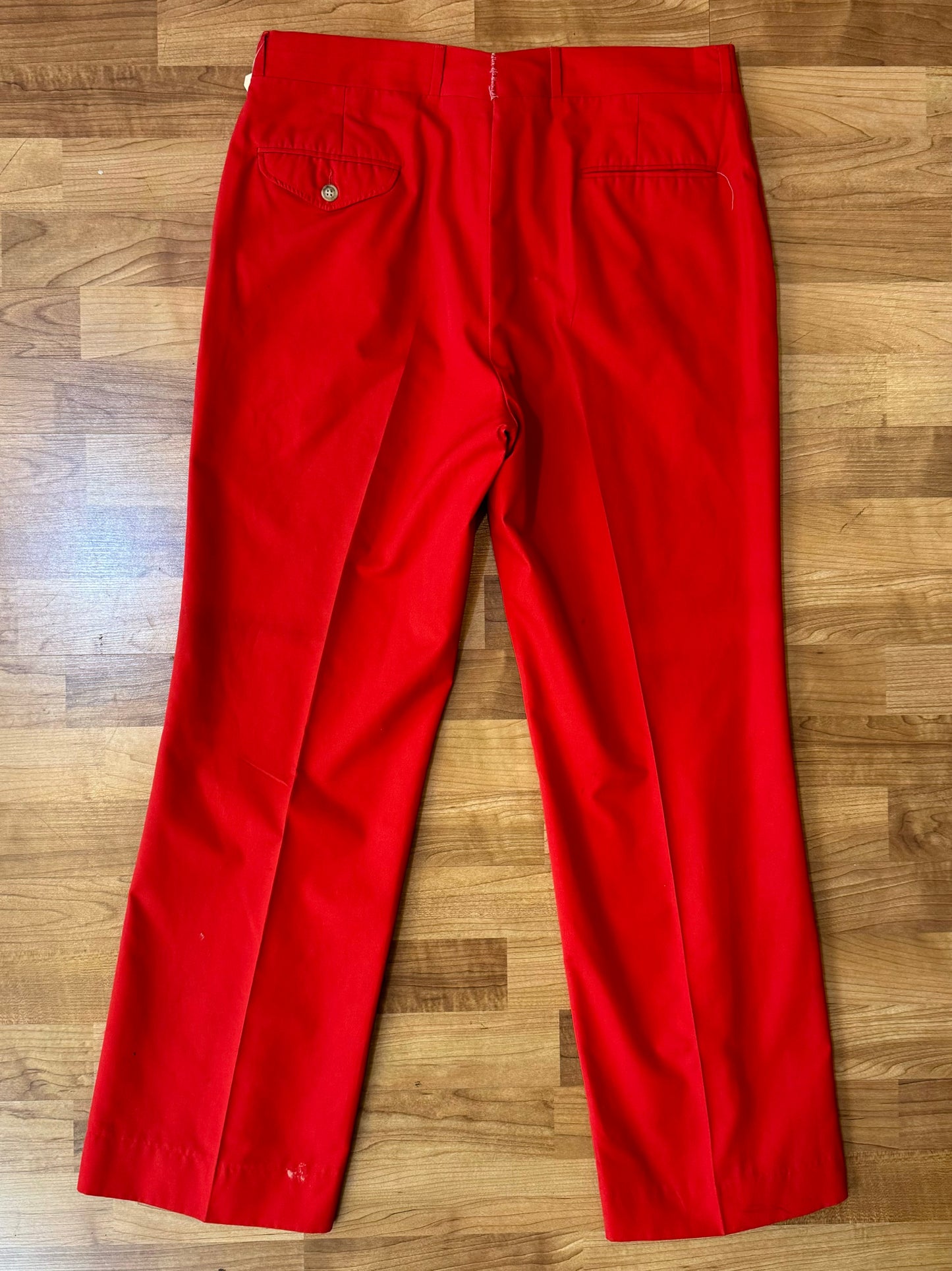 Vintage Hand Painted Flame Pants | Waist 36”
