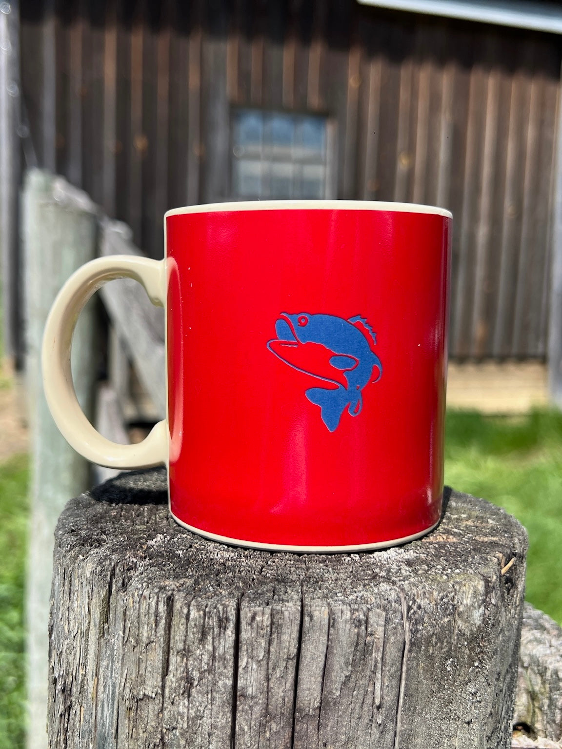Vintage Eddie Bauer Fishing Mug