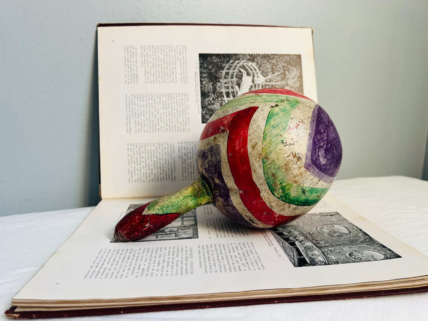 Vintage Hand Painted Maraca