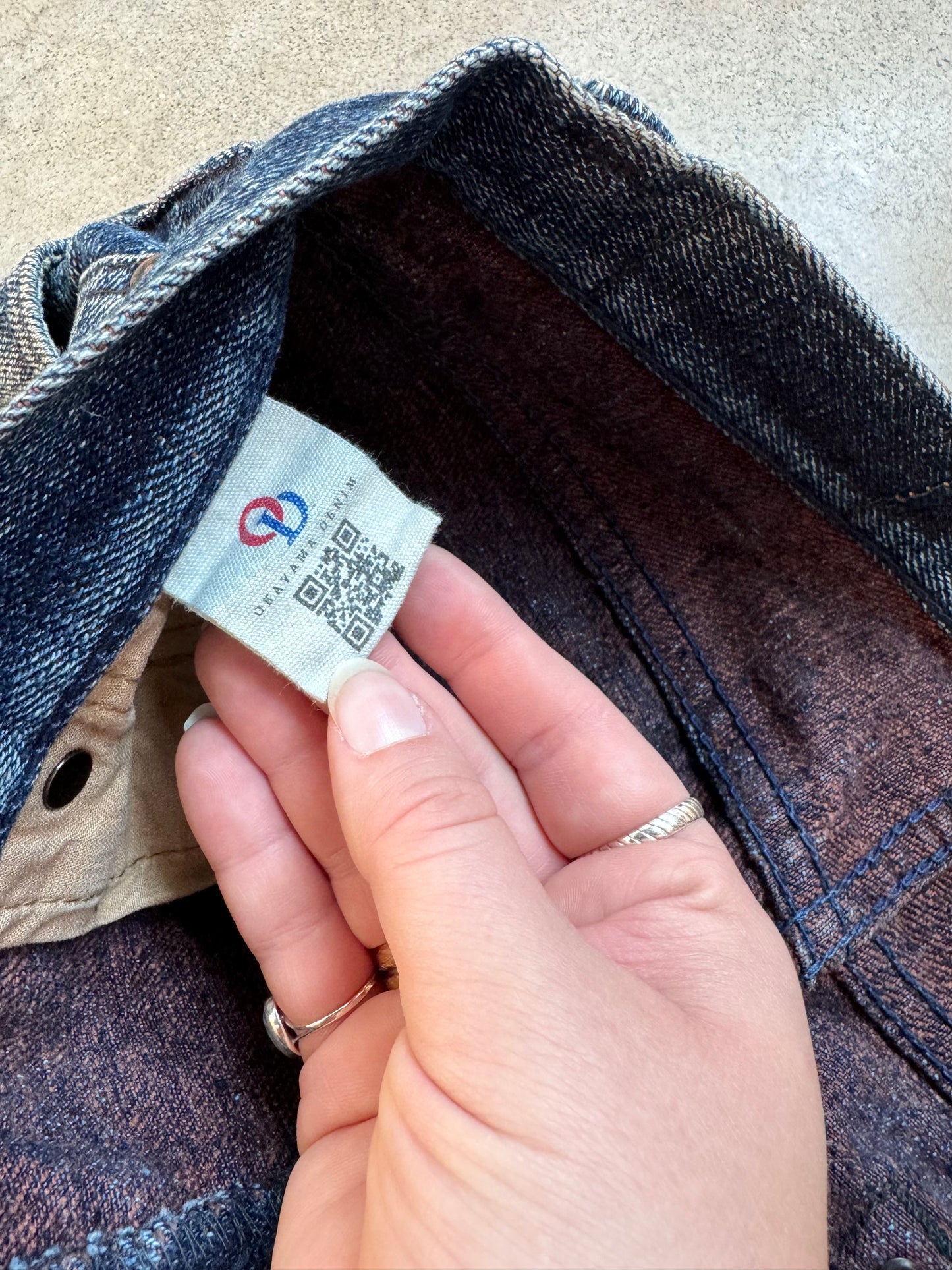 Pure Blue Okayama Denim Japanese Selvedge 18oz Kakishibu Faded Jeans | Waist 30”