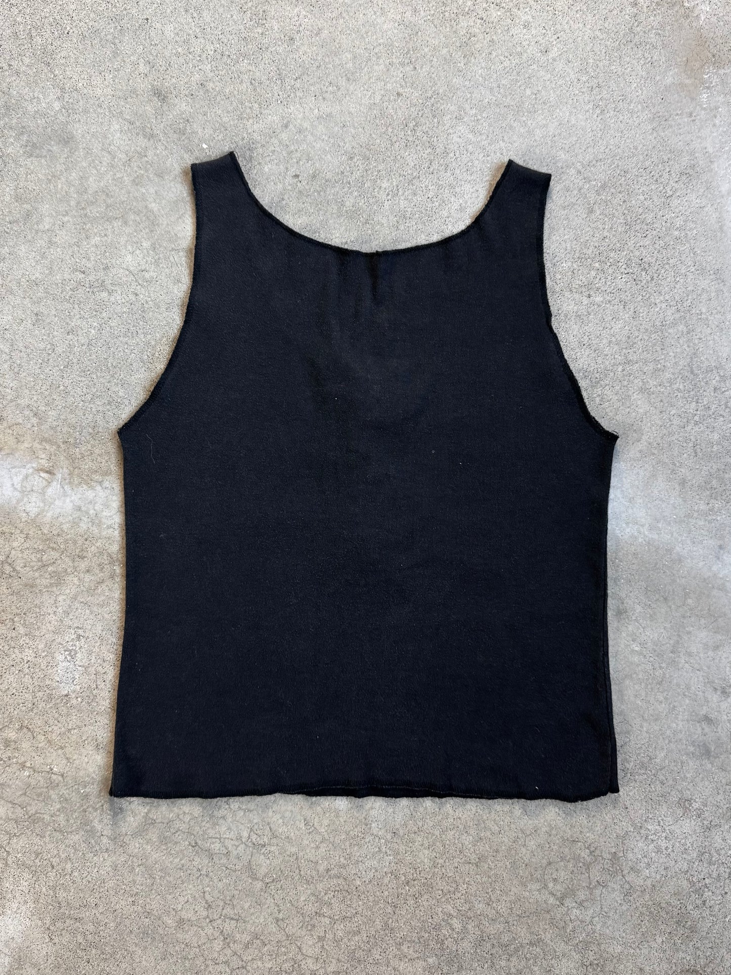 Vintage 1995 Boothill Saloon Daytona Beach Bike Week Lace-Up Tank Top | Large