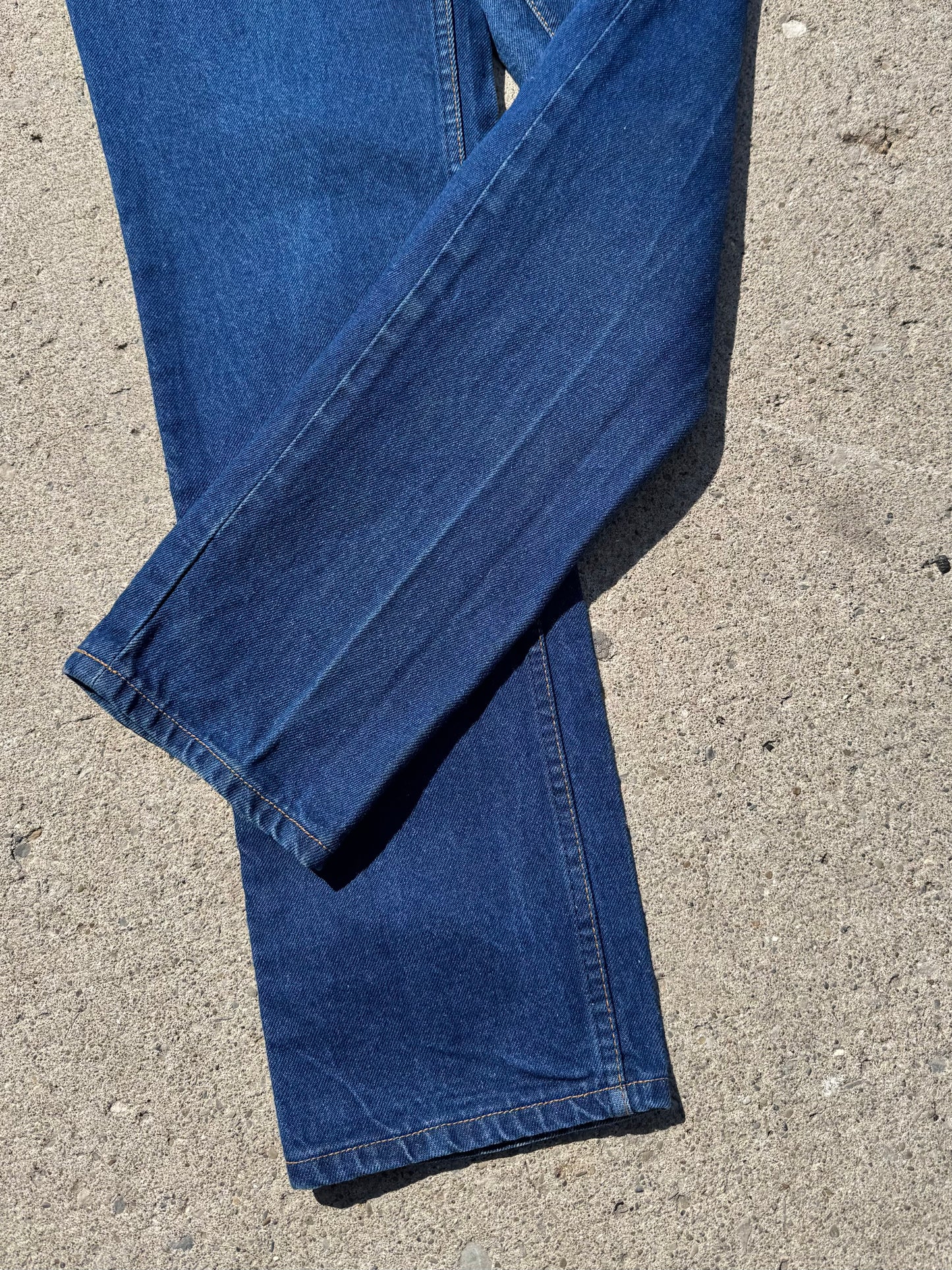 Vintage 1980s Levi’s 505 High-Waisted Dark Wash Jeans | Waist 29”