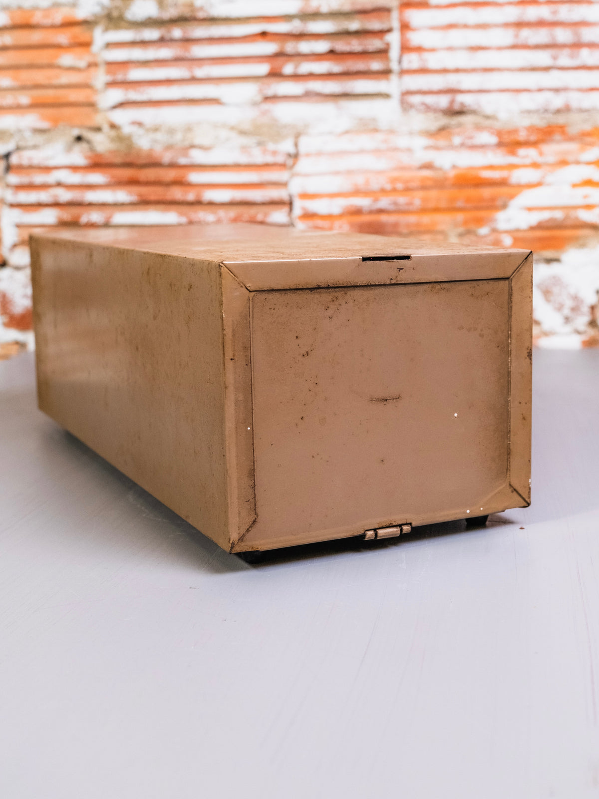 Vintage Steelmaster Metal Card File Box