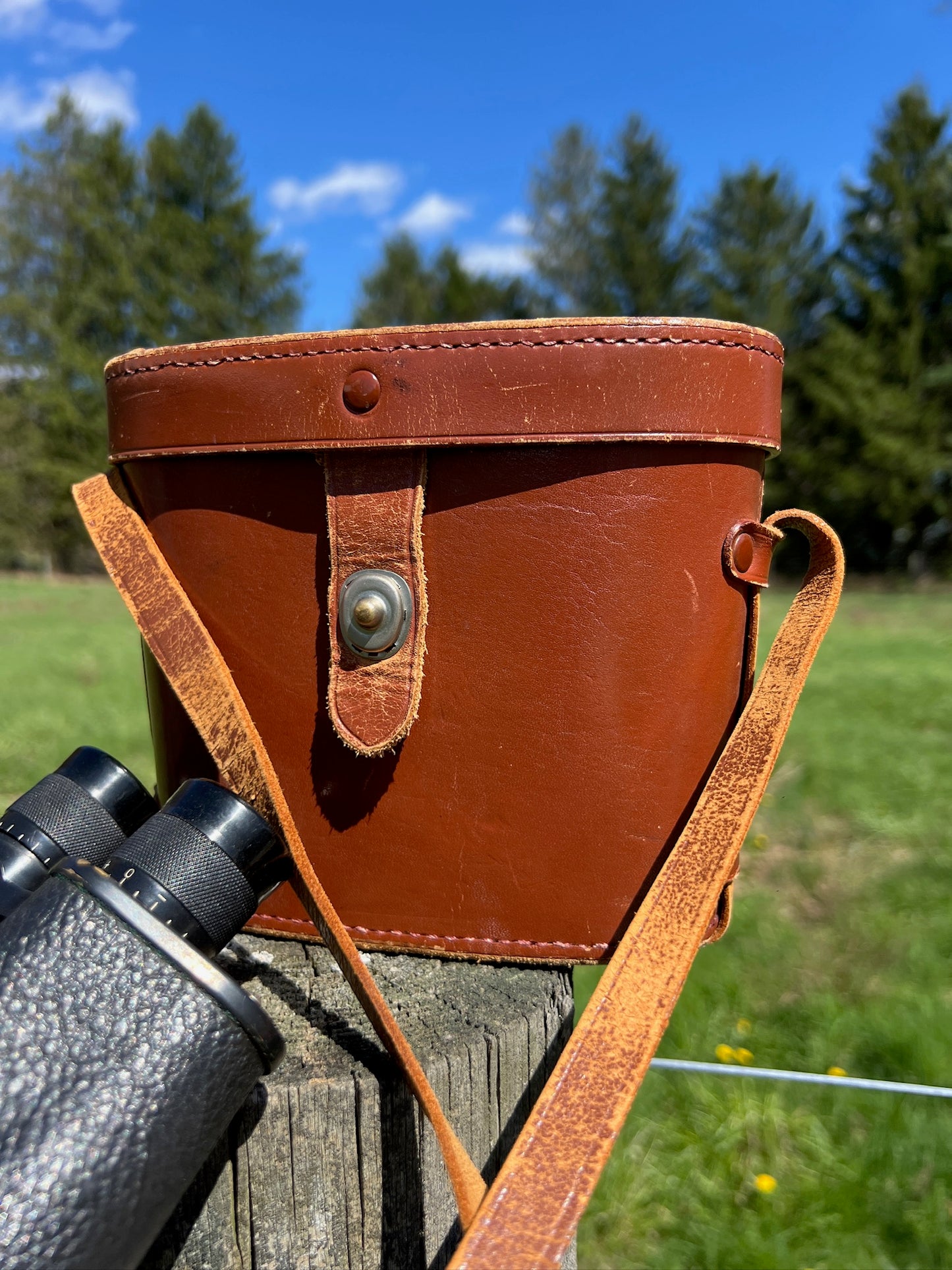 Vintage Asterette Binoculars + WWII Case