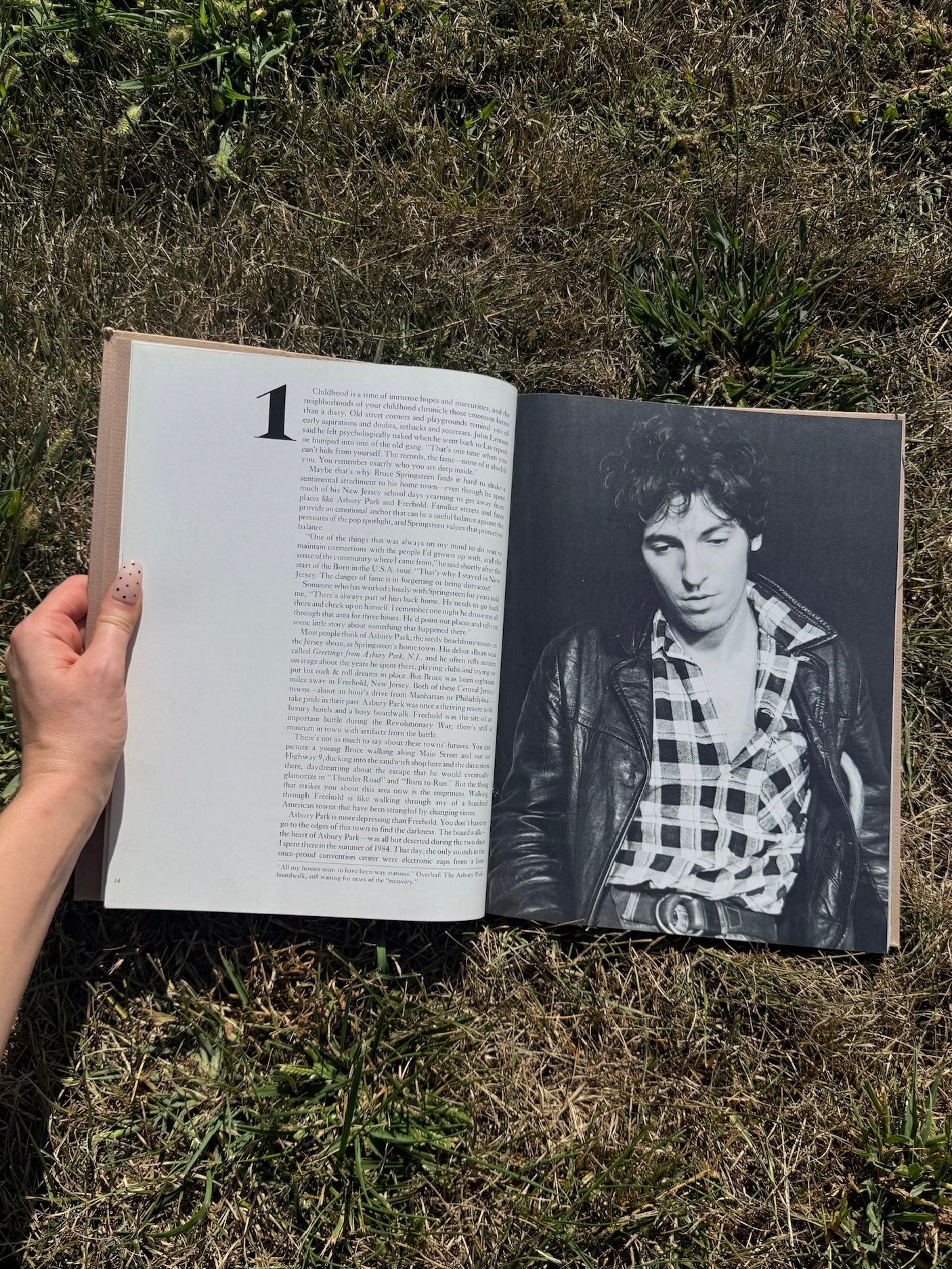 Vintage 1980s Rolling Stone Bruce Springsteen Book