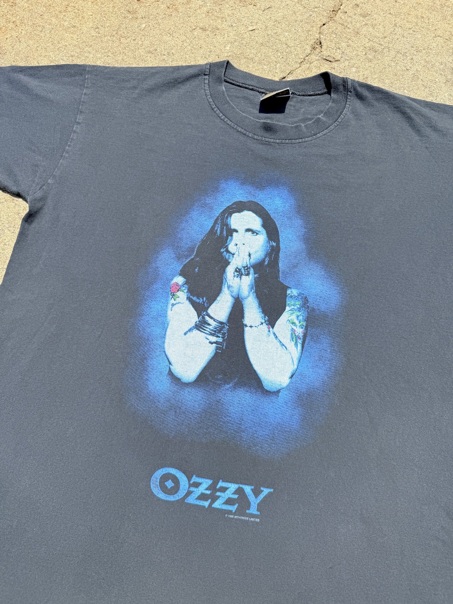 Vintage 1995 Ozzy Osbourne Retirement Sucks Tour Black Band Tee | Large