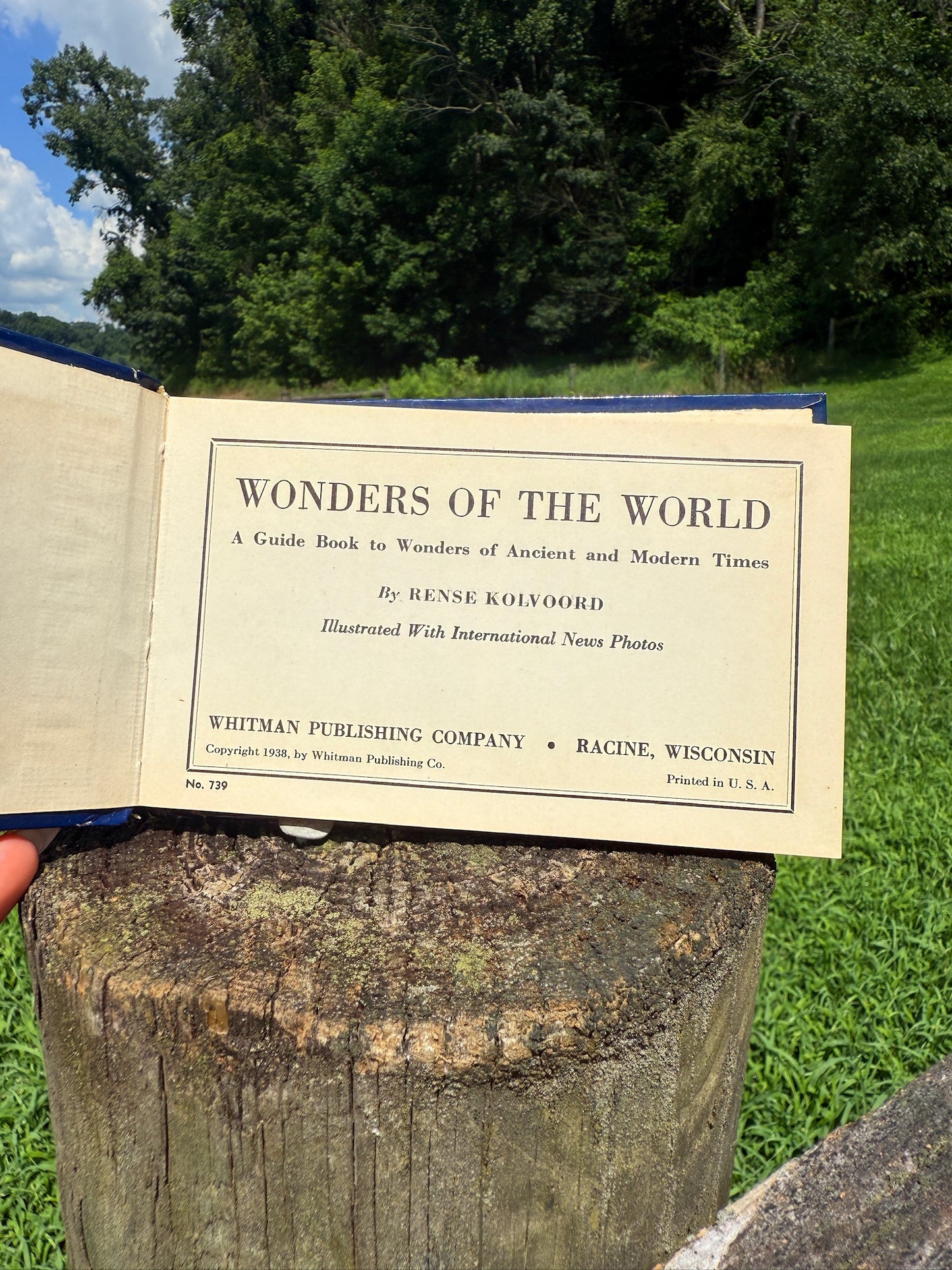 Vintage 1930s Wonders of the World Guide Book