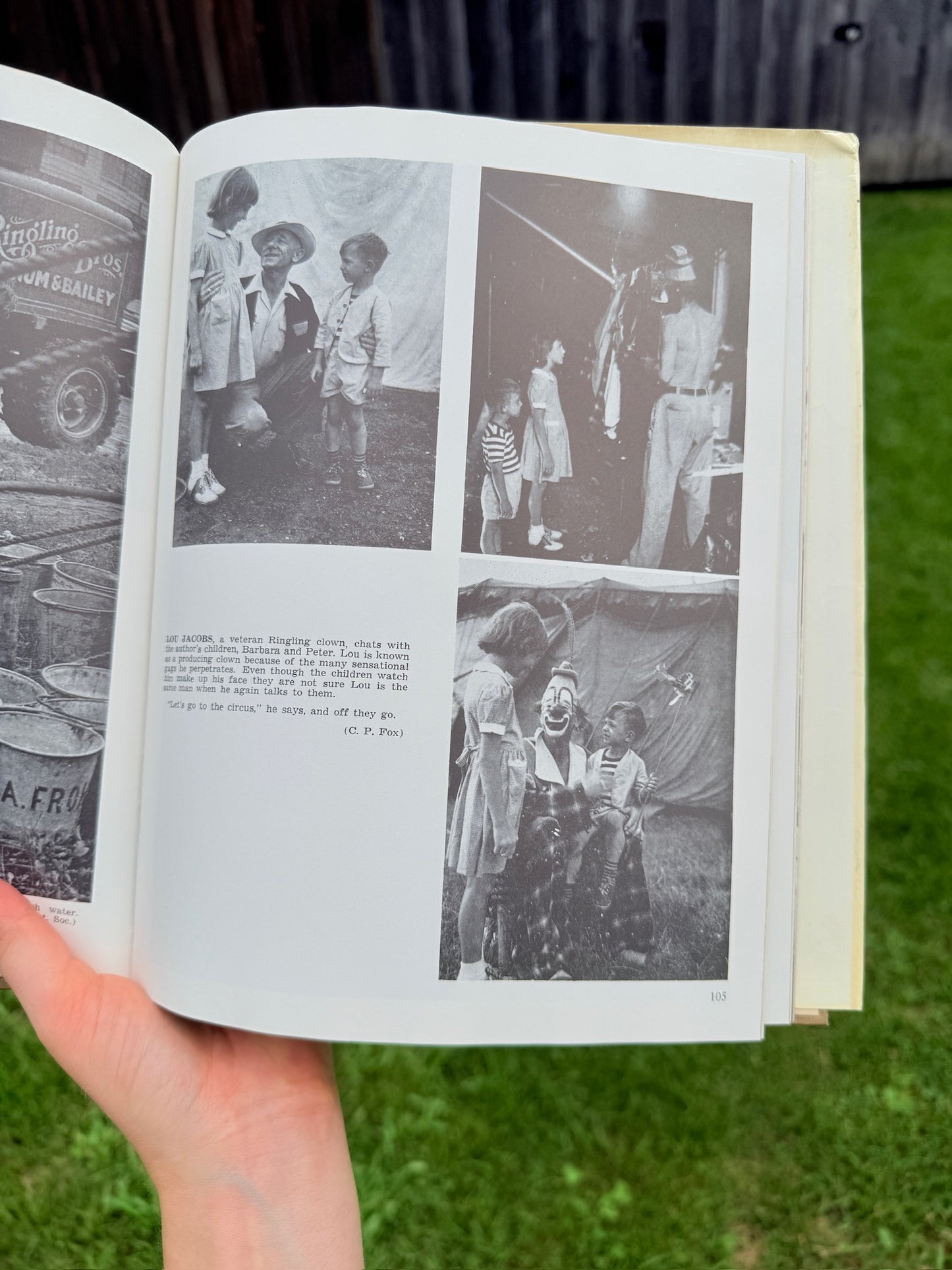 Vintage A Ticket to the Circus Hardcover Book