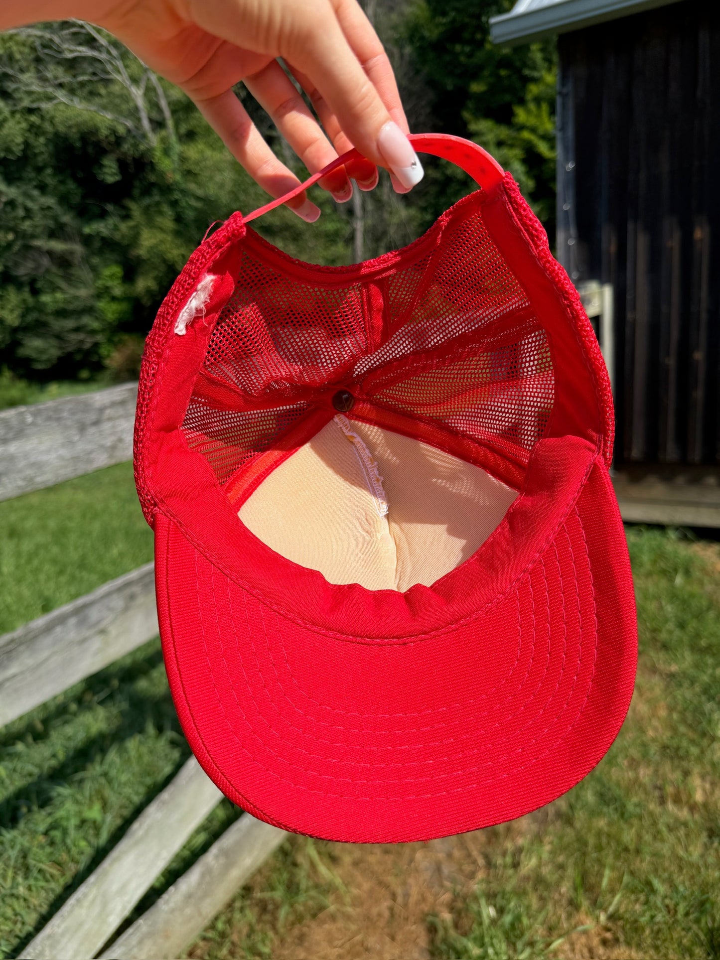 Vintage 1970s Red & White Alaska Trucker Hat