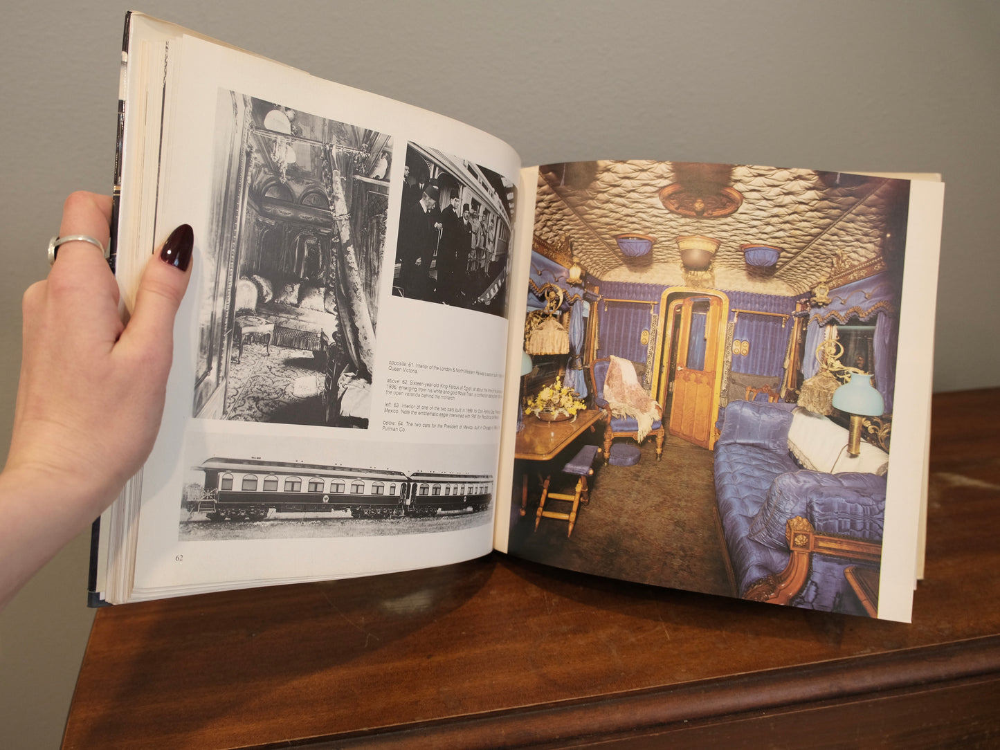 Vintage Luxury Trains Hardcover Book