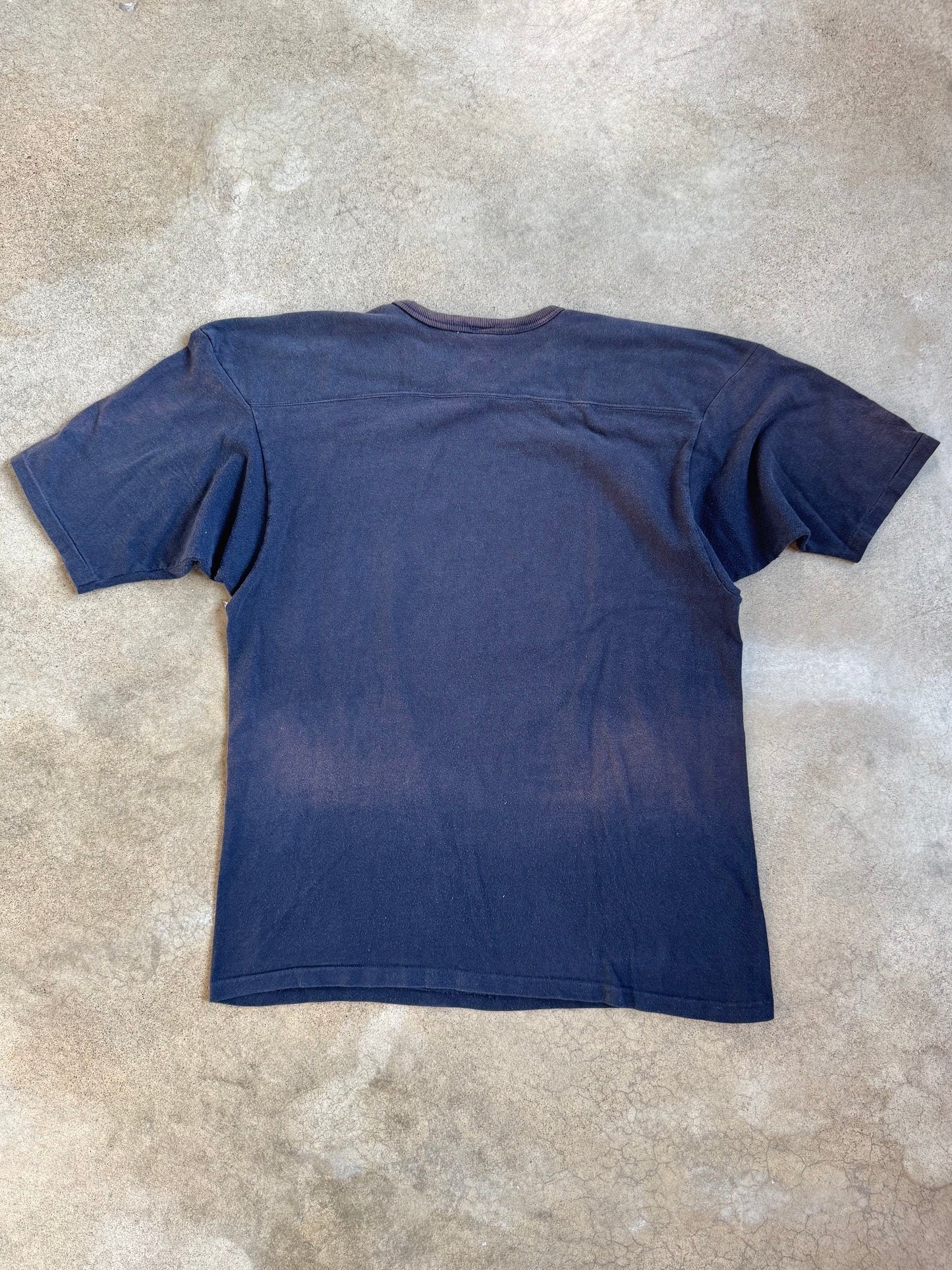 Vintage 1986 Champion Bleached Prep Bowl Football Shirt | XL