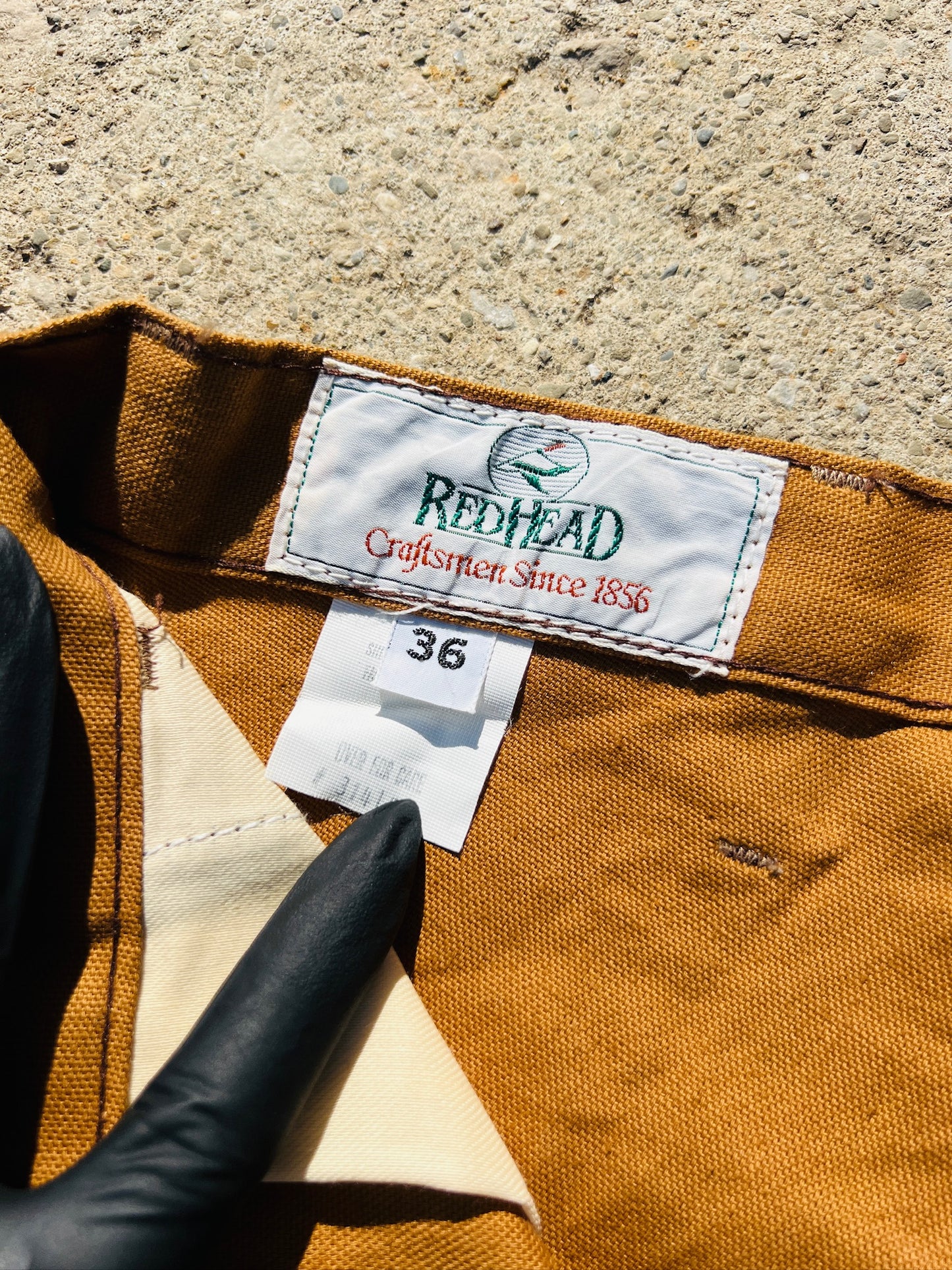 Vintage 1980s RedHead Rust Brown Canvas Hunting Pants | Waist 36”
