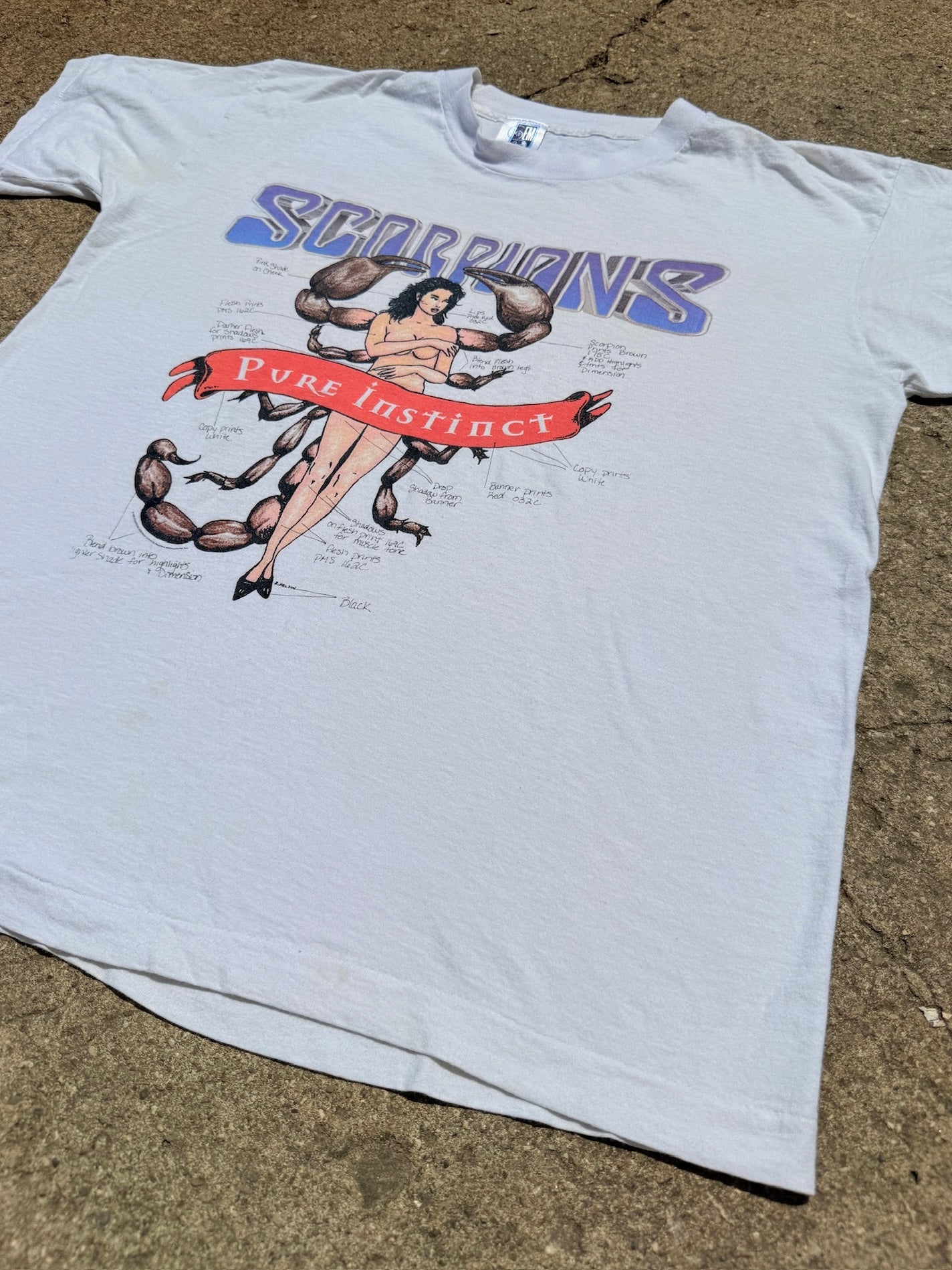 Vintage 1996 Scorpions Pure Instinct "Good Girls" Band Tee | Large