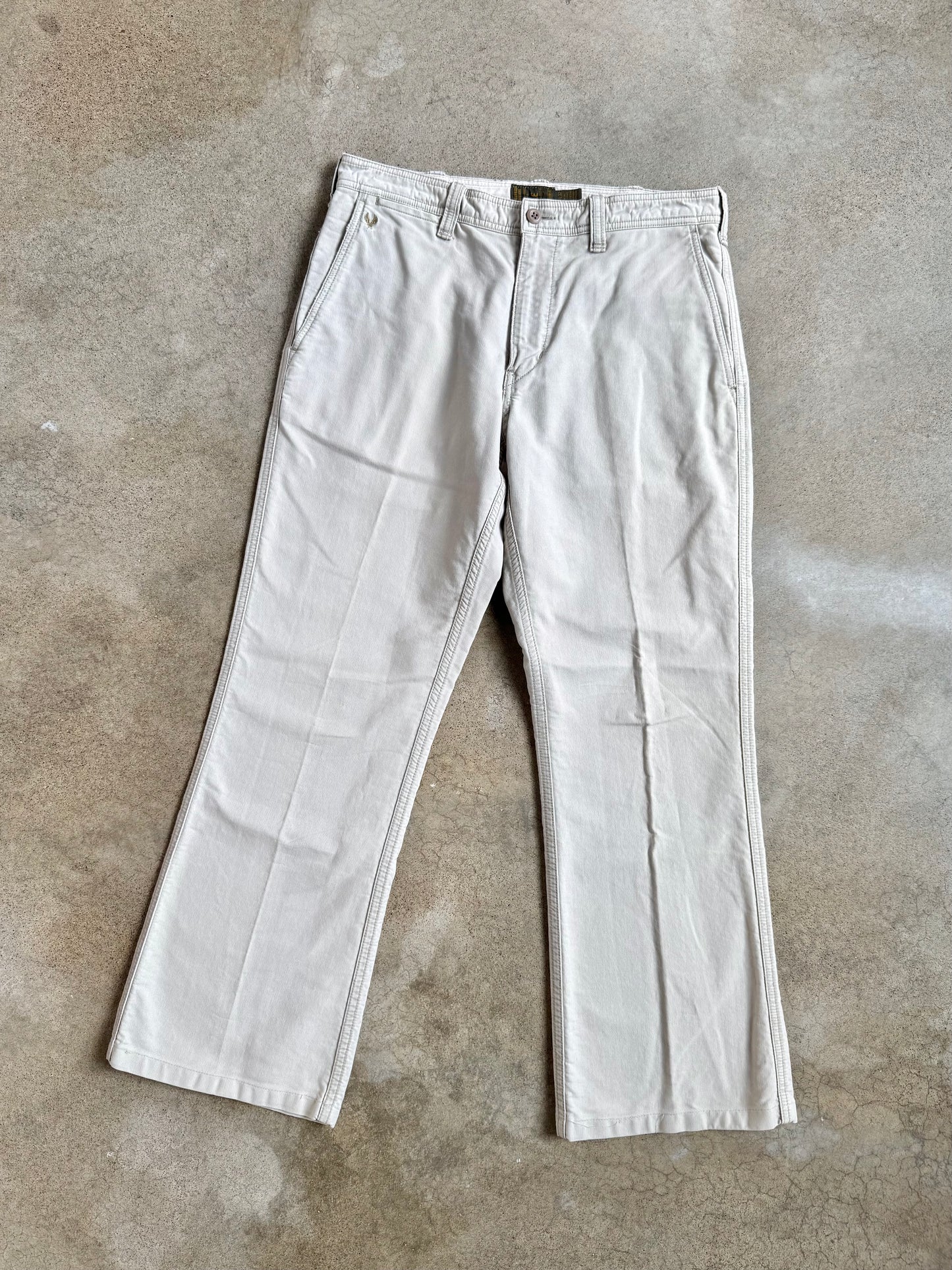 Vintage 1990s American Eagle Bootcut Cotton Khaki Pants | Waist 32”