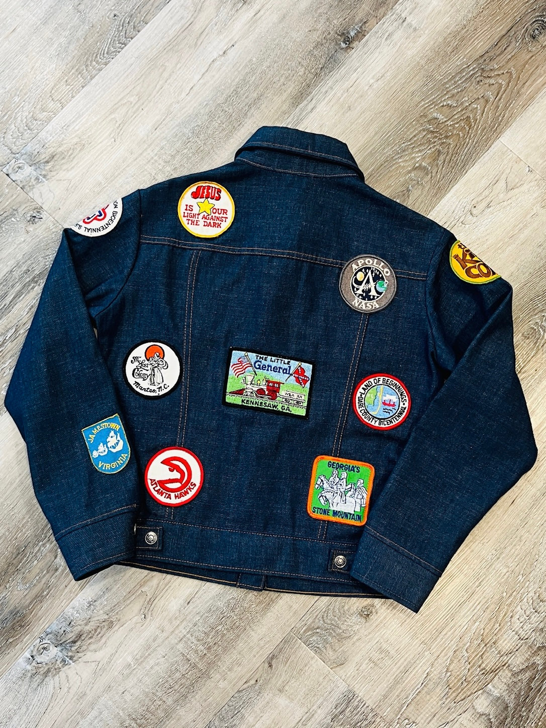 Vintage 1970s Levi’s Orange Tab Patched Denim Jacket | Medium