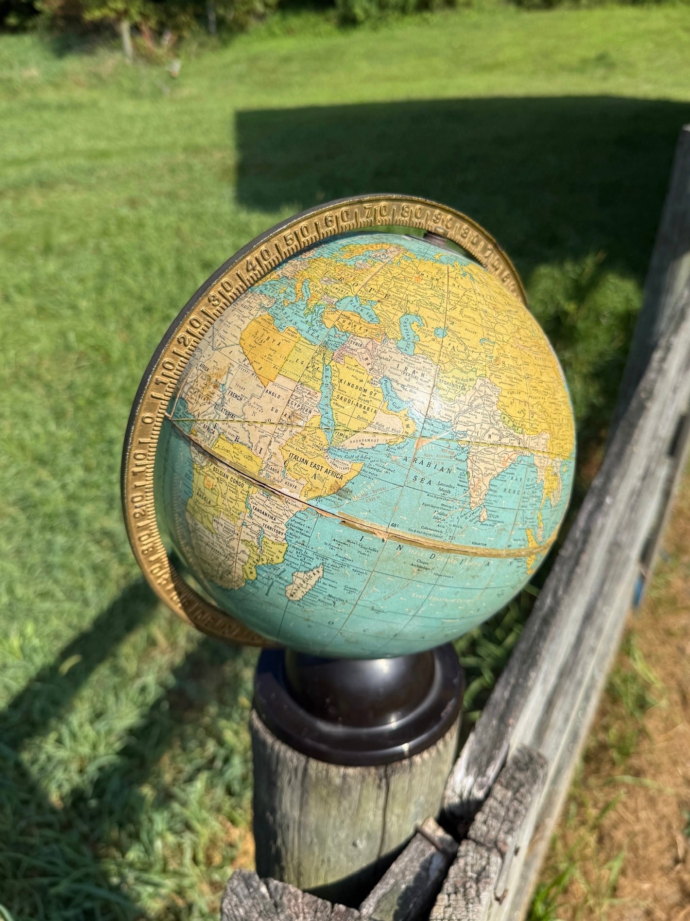 Vintage 1930s/40s Cram’s Universal 9 Inch Globe
